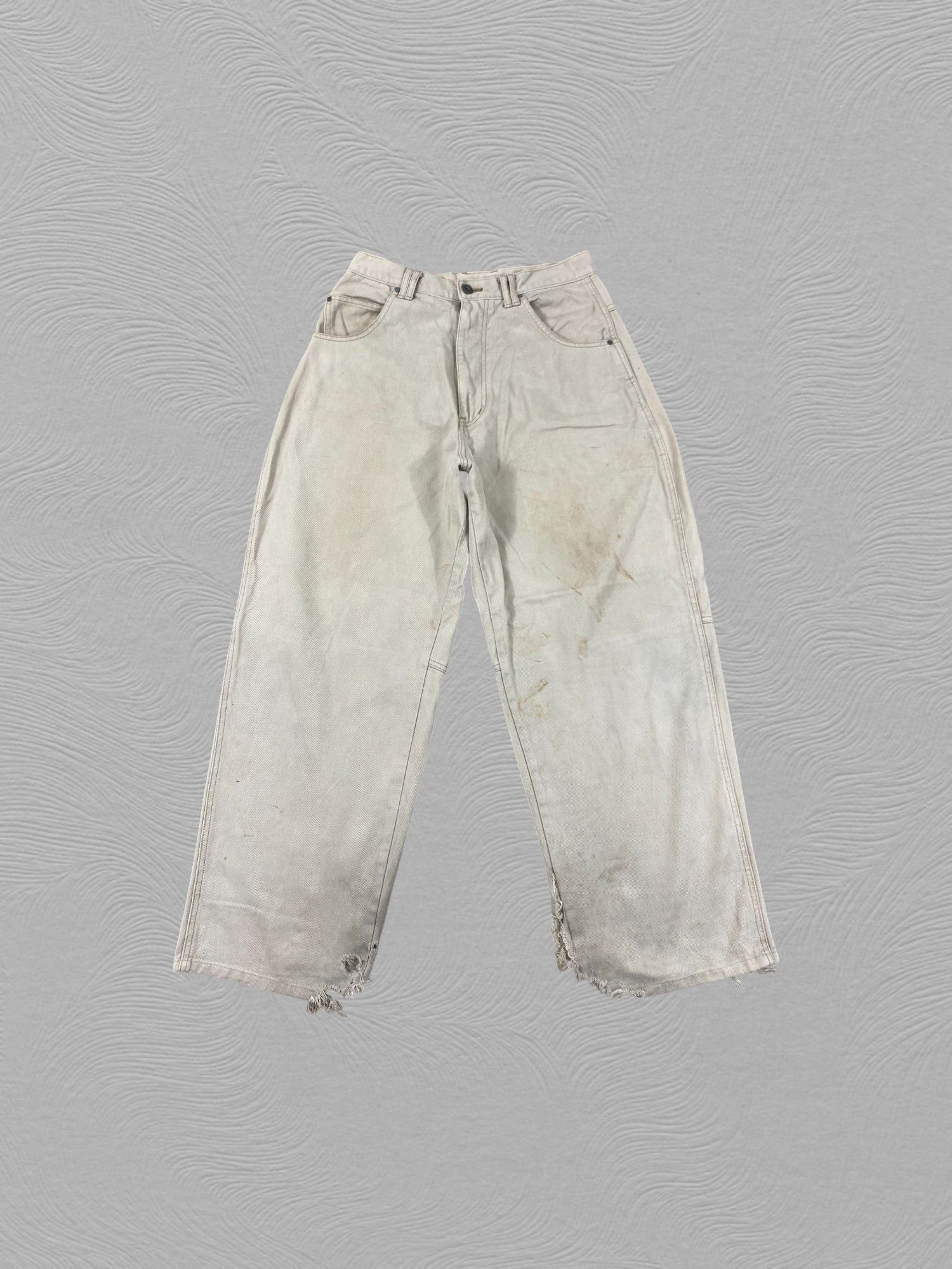 Vintage Distressed Baggy/Balloon Jeans 30x29 Denim- JN3931