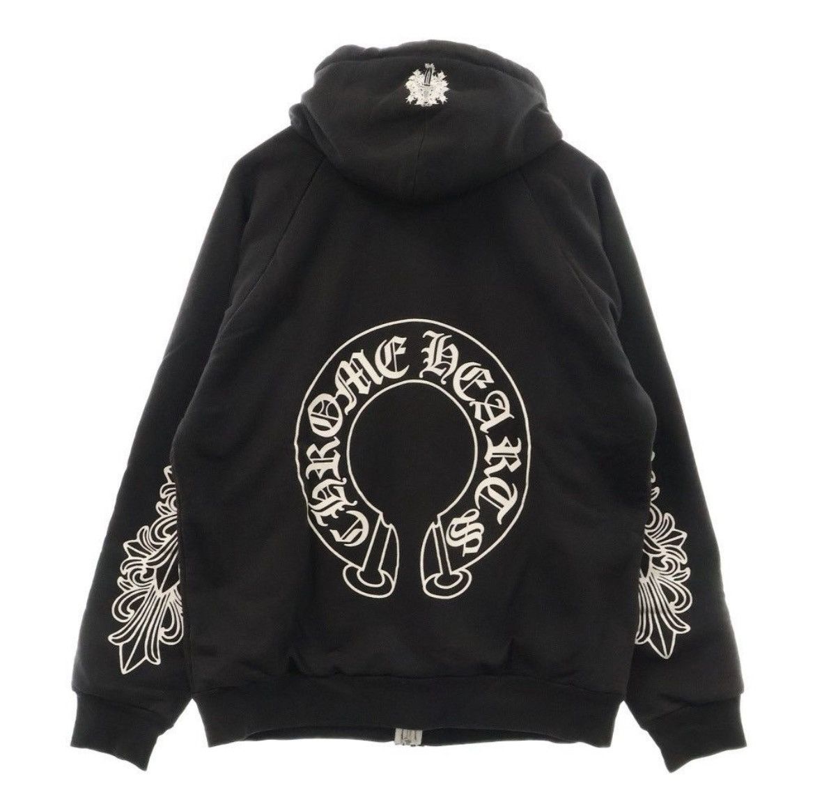 Chrome Hearts 90s Chrome Hearts Floral Horseshoe Zip thermal Hoodie stk Size US M / EU 48-50 / 2 - 6 Thumbnail