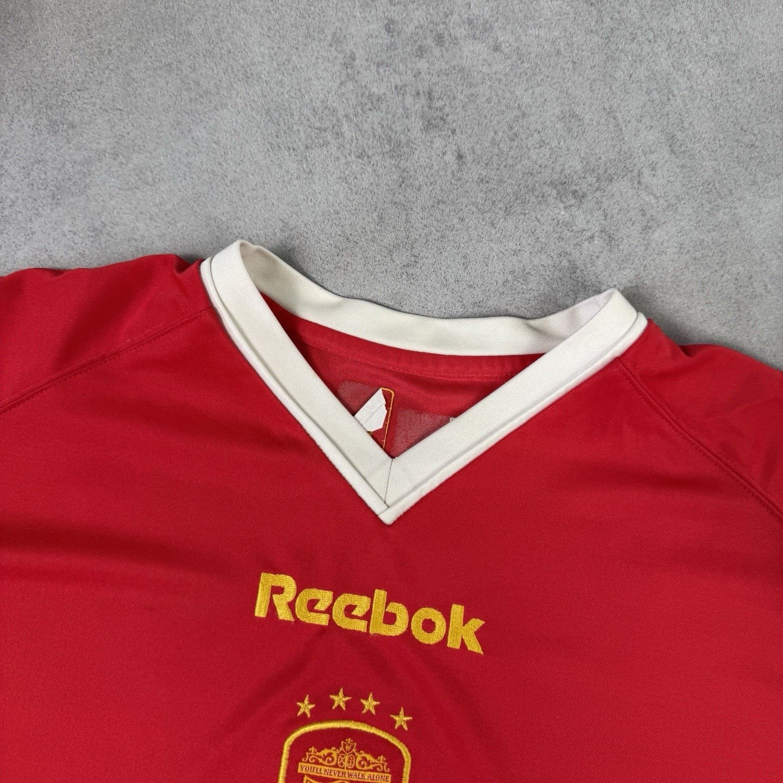 Reebok LIVERPOOL 2001/2003 HOME FOOTBALL SHIRT JERSEY REEBOK Size US XL / EU 56 / 4 - 4 Thumbnail