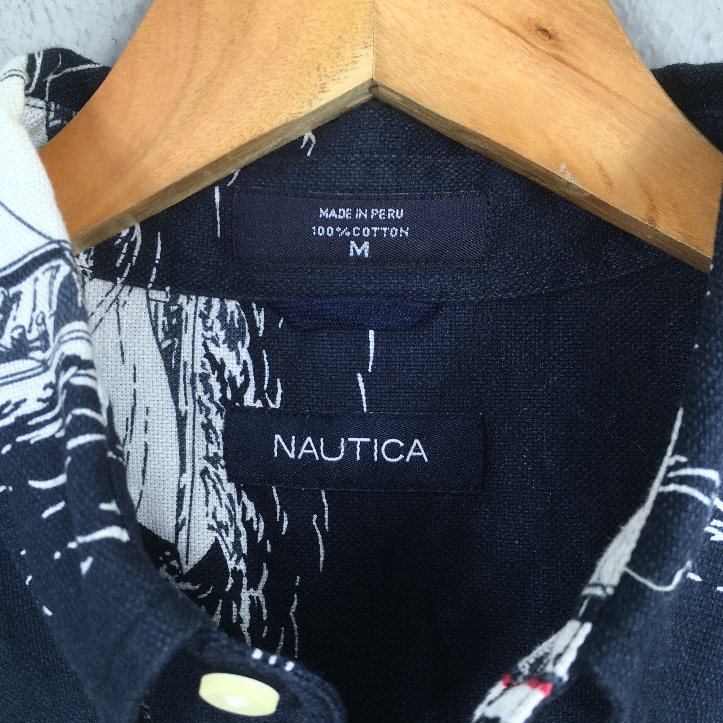Nautica Vintage 90s Nautica Sailing Gear Shirt Medium Size US M / EU 48-50 / 2 - 4 Thumbnail
