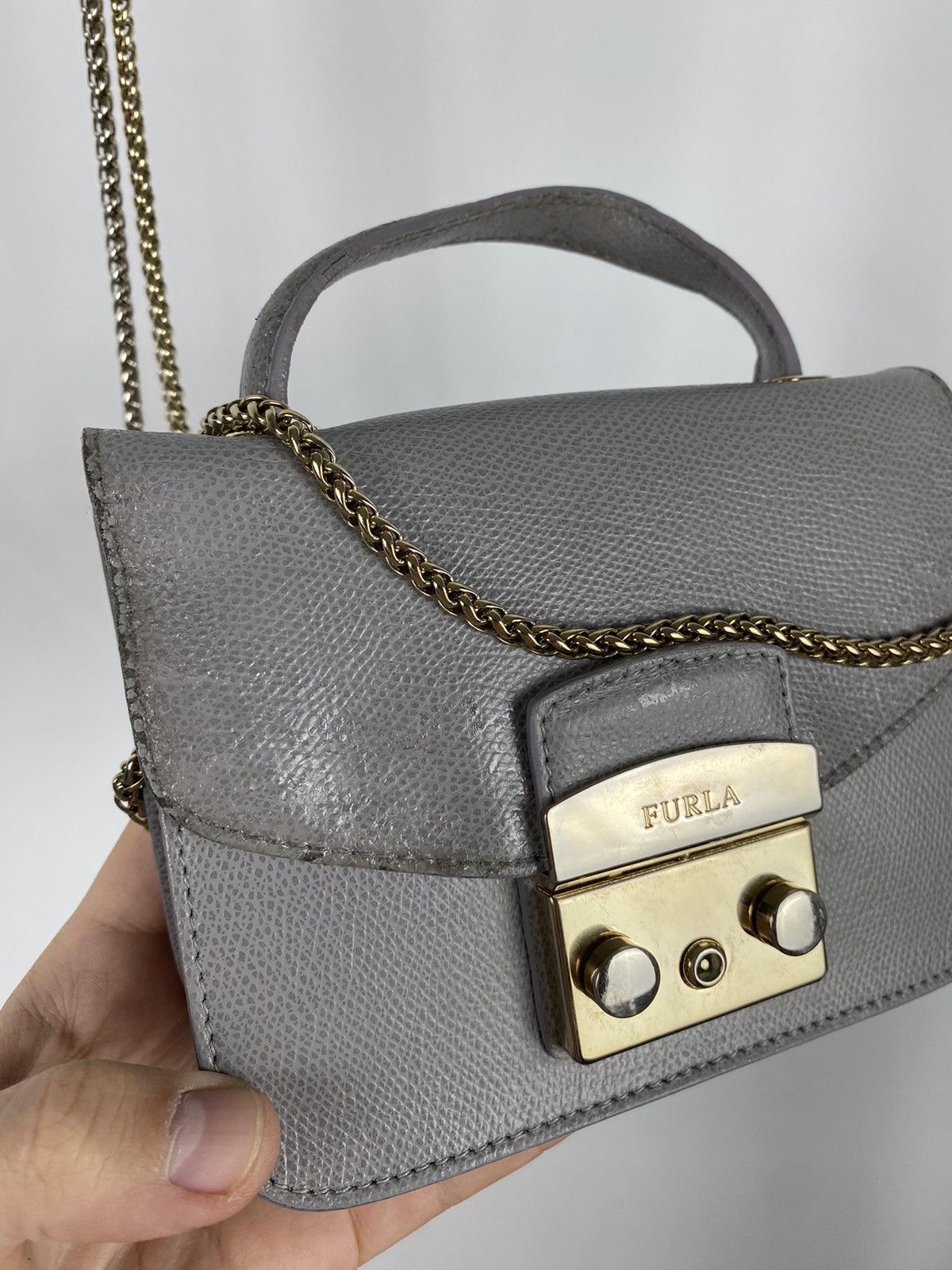 Furla Furla Metropolis Genuine Leather Mini Bag Size ONE SIZE - 9 Thumbnail