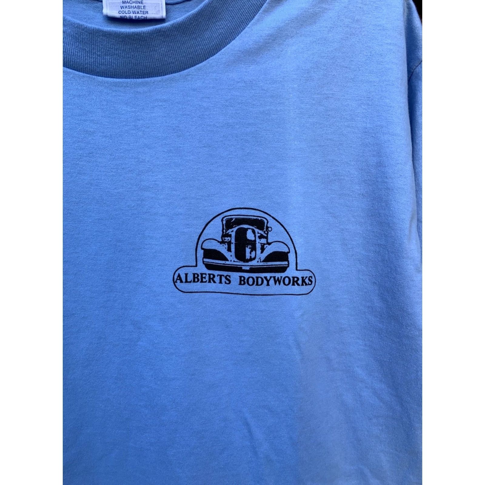 Vintage VINTAGE National Fifty Fifty T-Shirt Men's M Blue Cotton Polyester Car Graphic 1980s Size US M / EU 48-50 / 2 - 7 Thumbnail