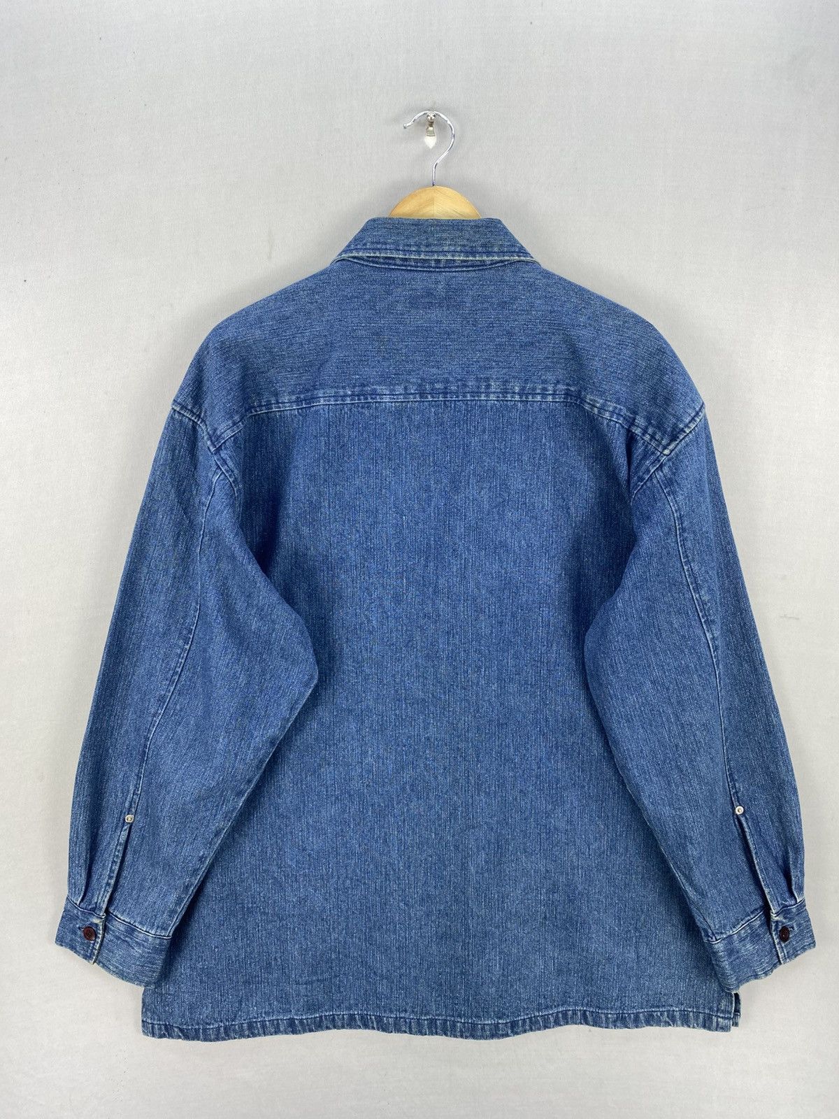 Spalding Spalding Workwear Denim Zipper Jacket Size US XXL / EU 58 / 5 - 4 Thumbnail