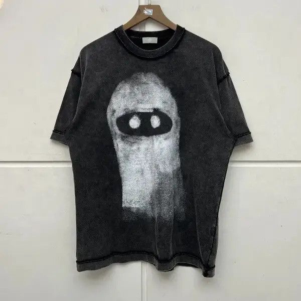 Japanese Brand Hayama x Maki Bold Stitching Vintage Ghost Design T-Shirt Size US M / EU 48-50 / 2 - 2 Thumbnail