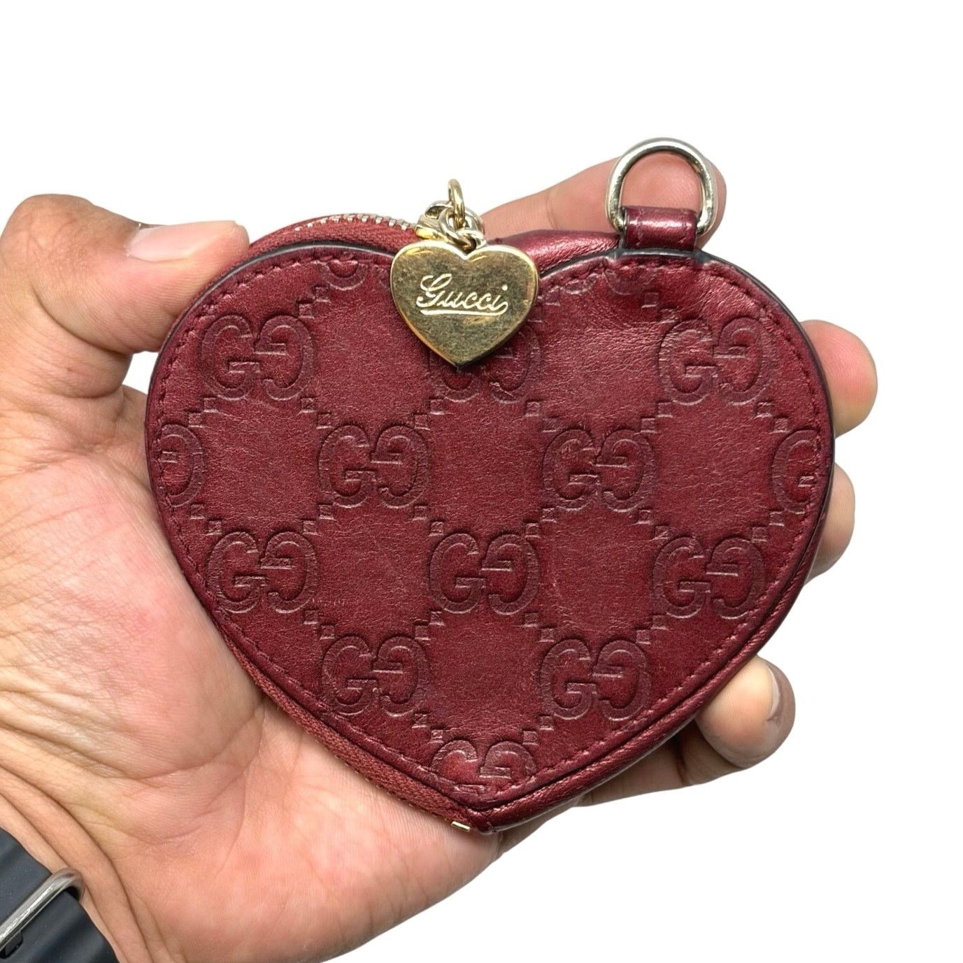 Gucci Gucci Heart Zipper Wallet Size ONE SIZE - 5 Thumbnail