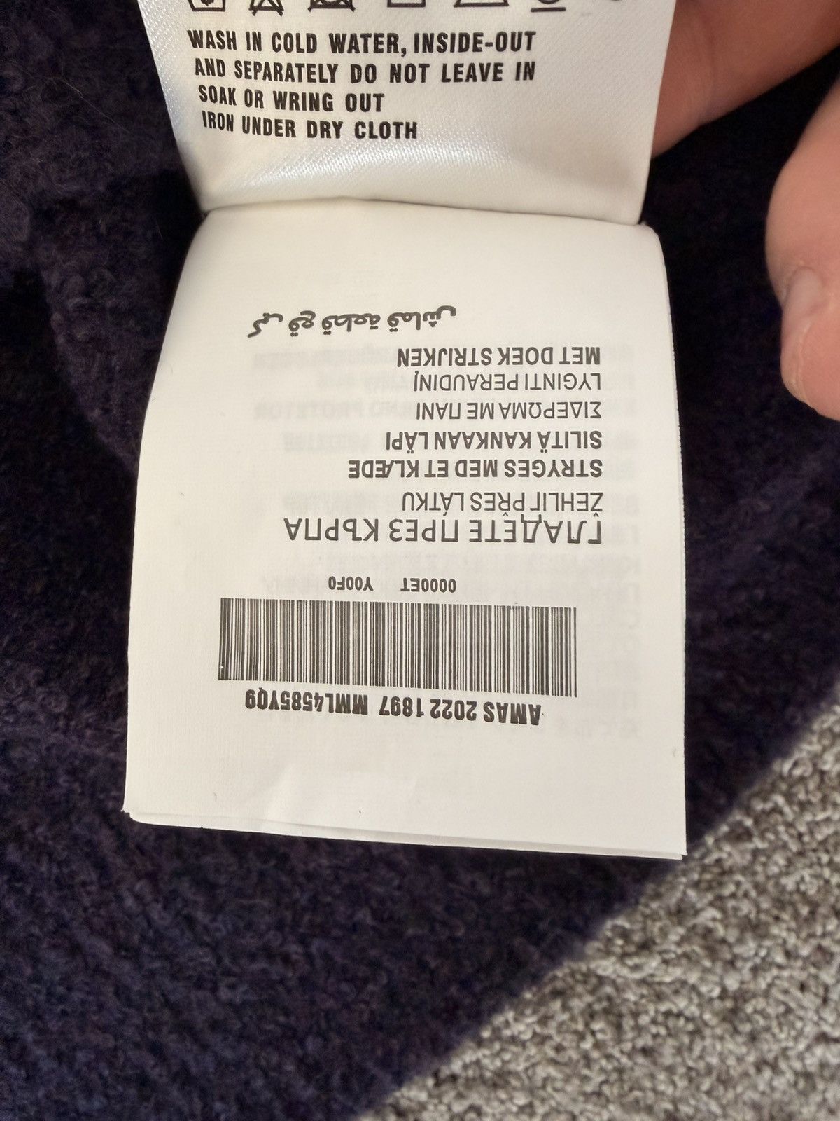 Miu Miu Miu Miu logo (terry) long-sleeve sweater (new) Size US XS / EU 42 / 0 - 6 Thumbnail