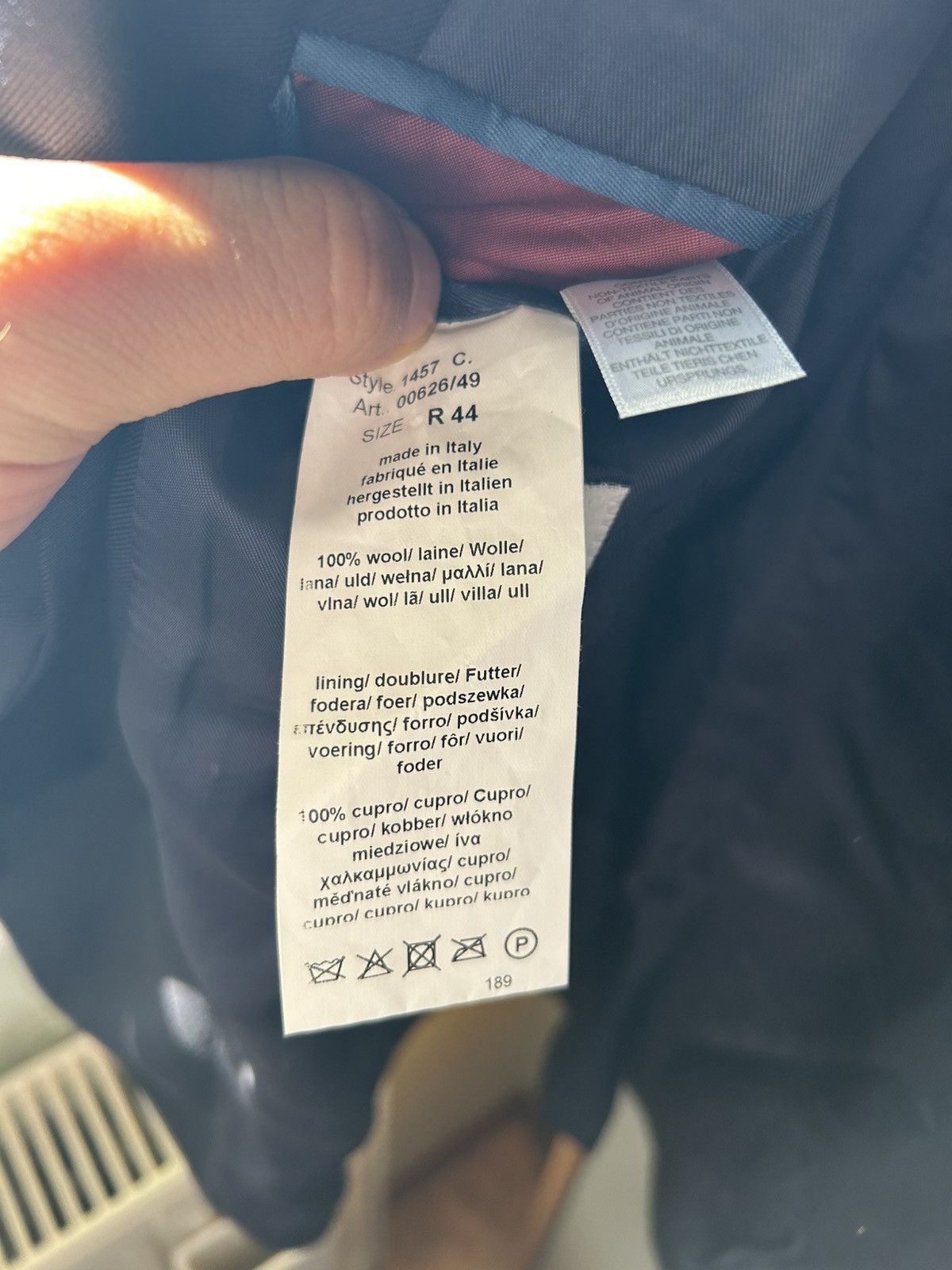 Paul Smith Paul Smith SOHO FIT Blazer 44 Made in Italy Paisley Lining Size 44R - 6 Thumbnail
