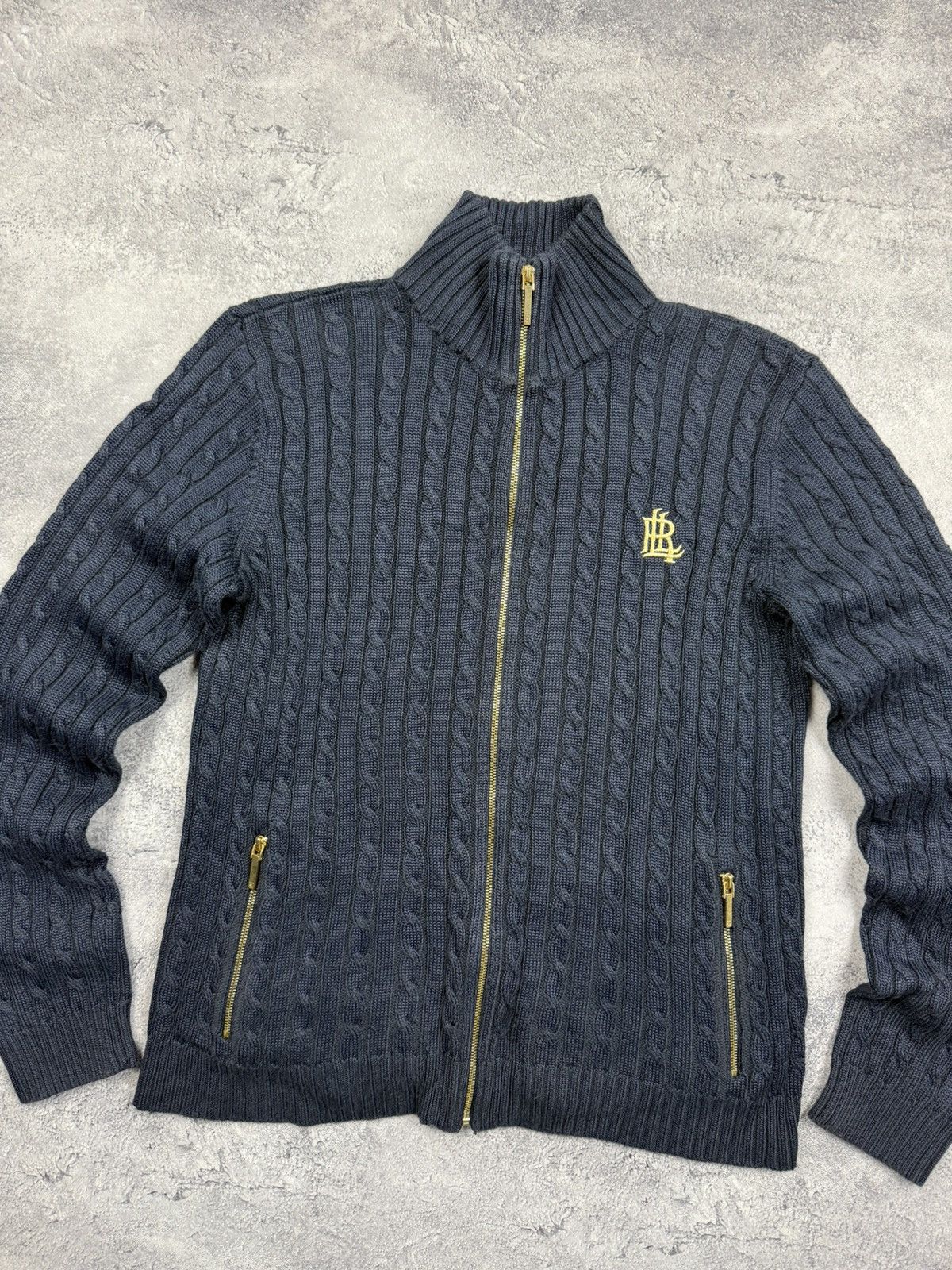 Polo Ralph Lauren Polo Ralph Lauren Green Label Cable Knit Full Zip Sweater Size M / US 6-8 / IT 42-44 - 7 Thumbnail