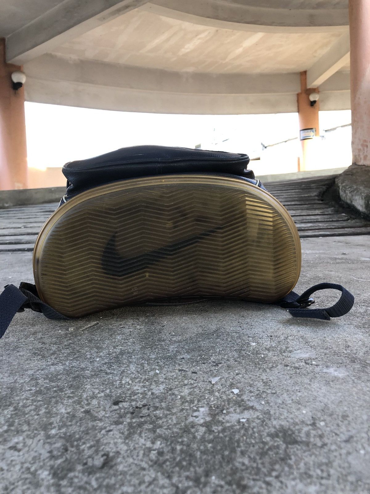 Nike 90s Nike Leather Backpack Swoosh Bag Size ONE SIZE - 4 Thumbnail