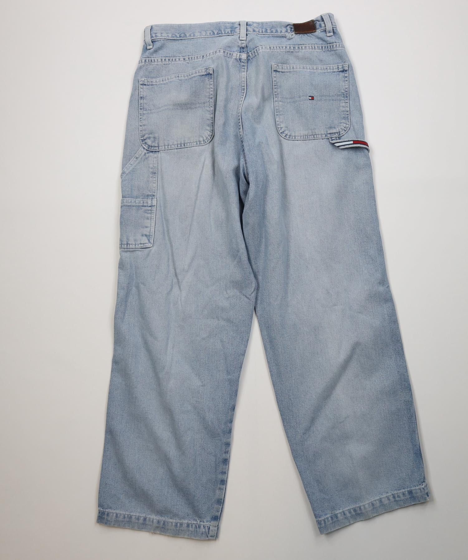 Tommy Hilfiger Vintage Y2K 2001 Tommy Hilfiger Wide Leg Carpenter Jeans Size 36" / US 14 / IT 50 - 14 Thumbnail