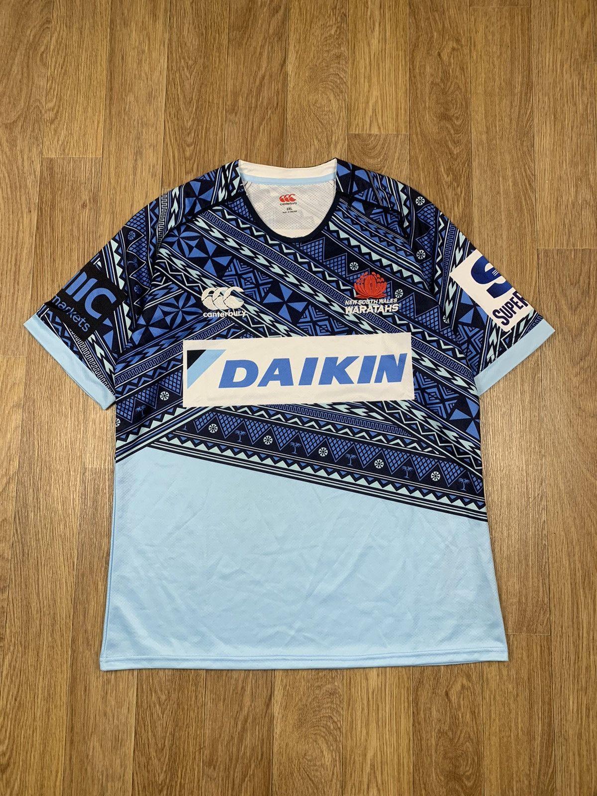 Canterbury of New Zealand Canterbury New South Wales Waratahs 2017 Union Rugby Jersey Size US XXL / EU 58 / 5 - 1 Thumbnail