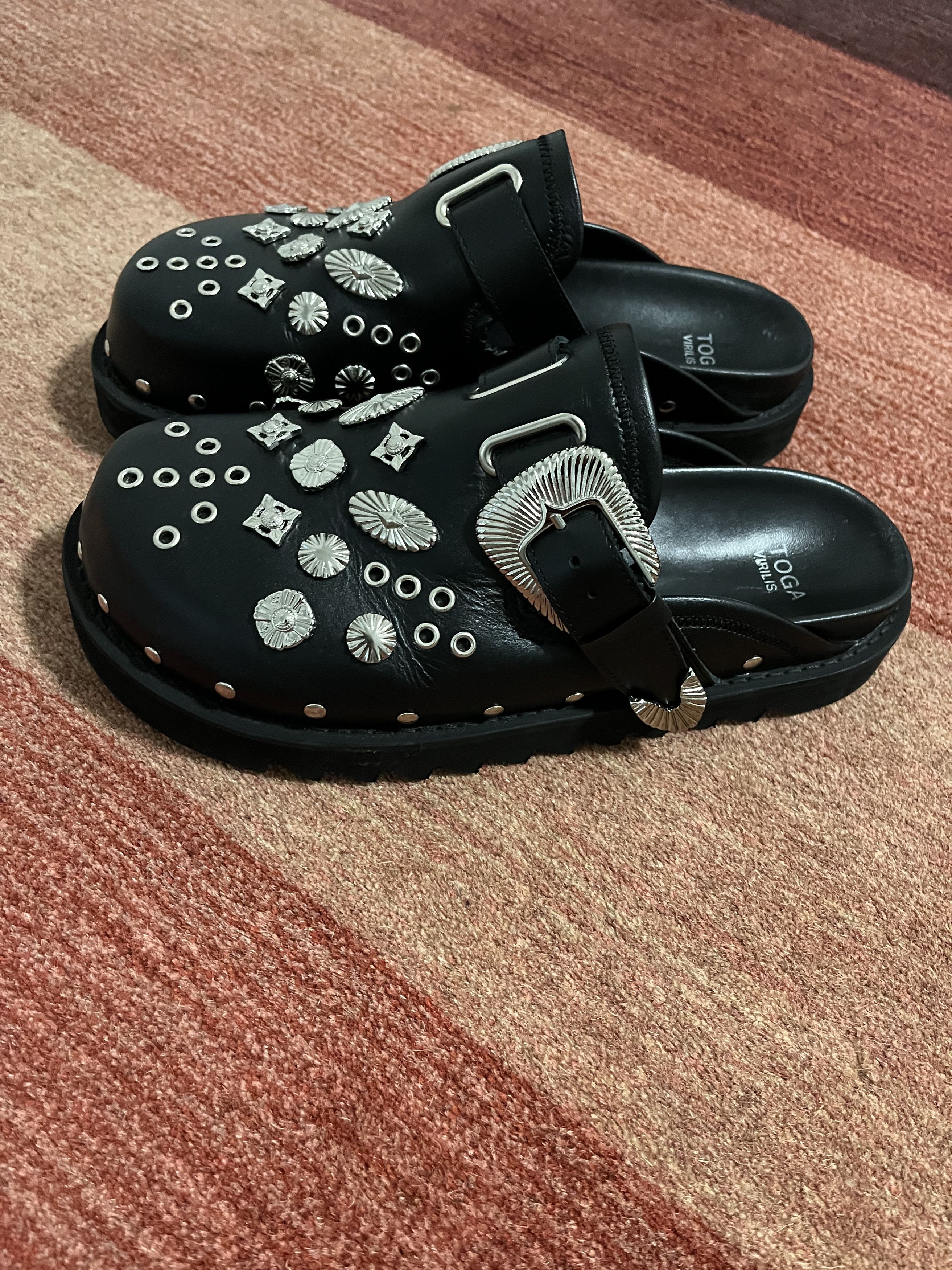 Toga × Toga Pulla Studded Sabot Loafer | Grailed