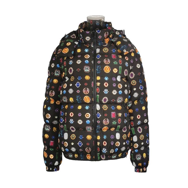 Versace Versace Printed hooded down jacket Size US L / EU 52-54 / 3 - 1 Thumbnail