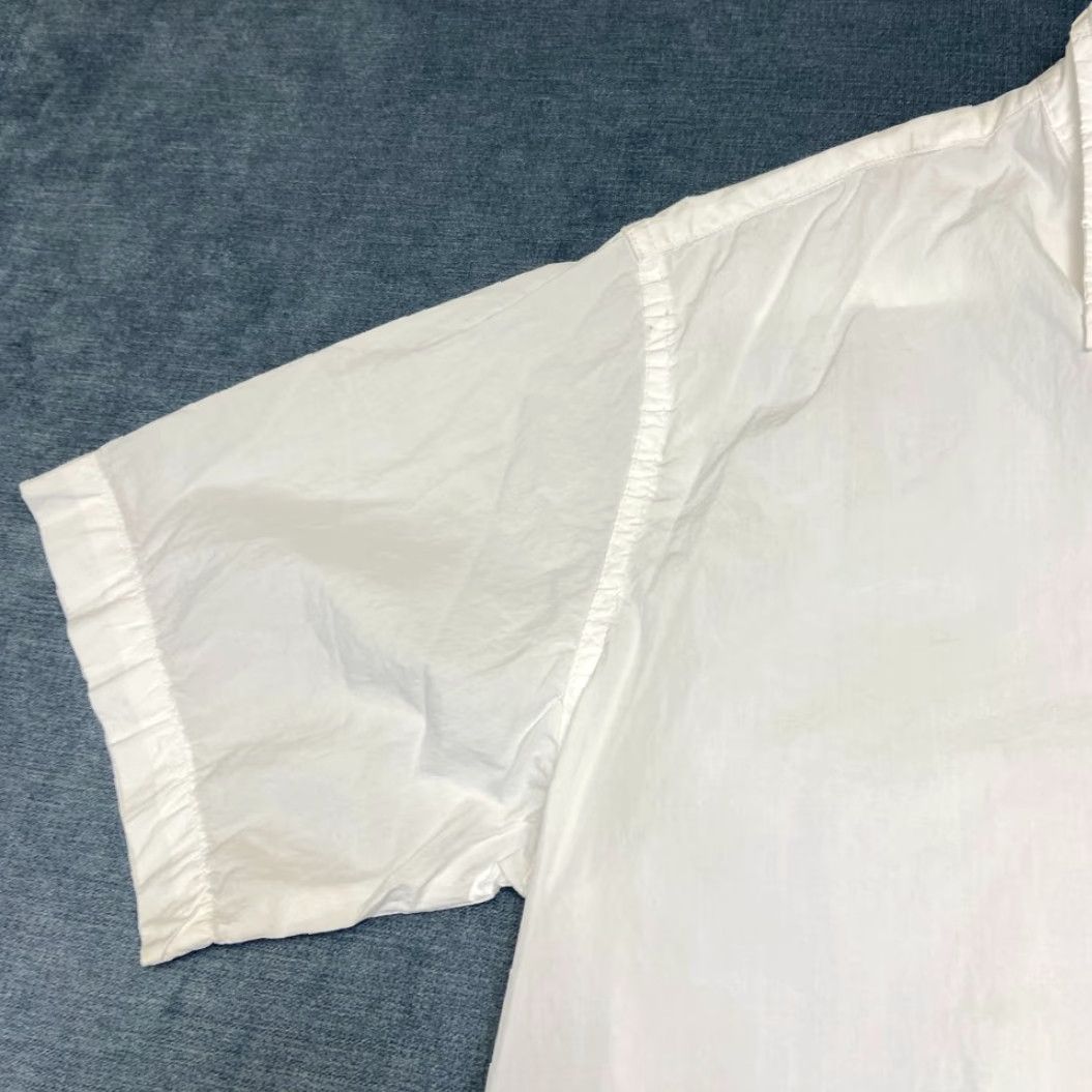 Vintage Civilianaire Shirt Men Medium White Cotton Wash And Wear Button Up Everyday Wear Short Sleeve Casual Knit Size US M / EU 48-50 / 2 - 5 Thumbnail