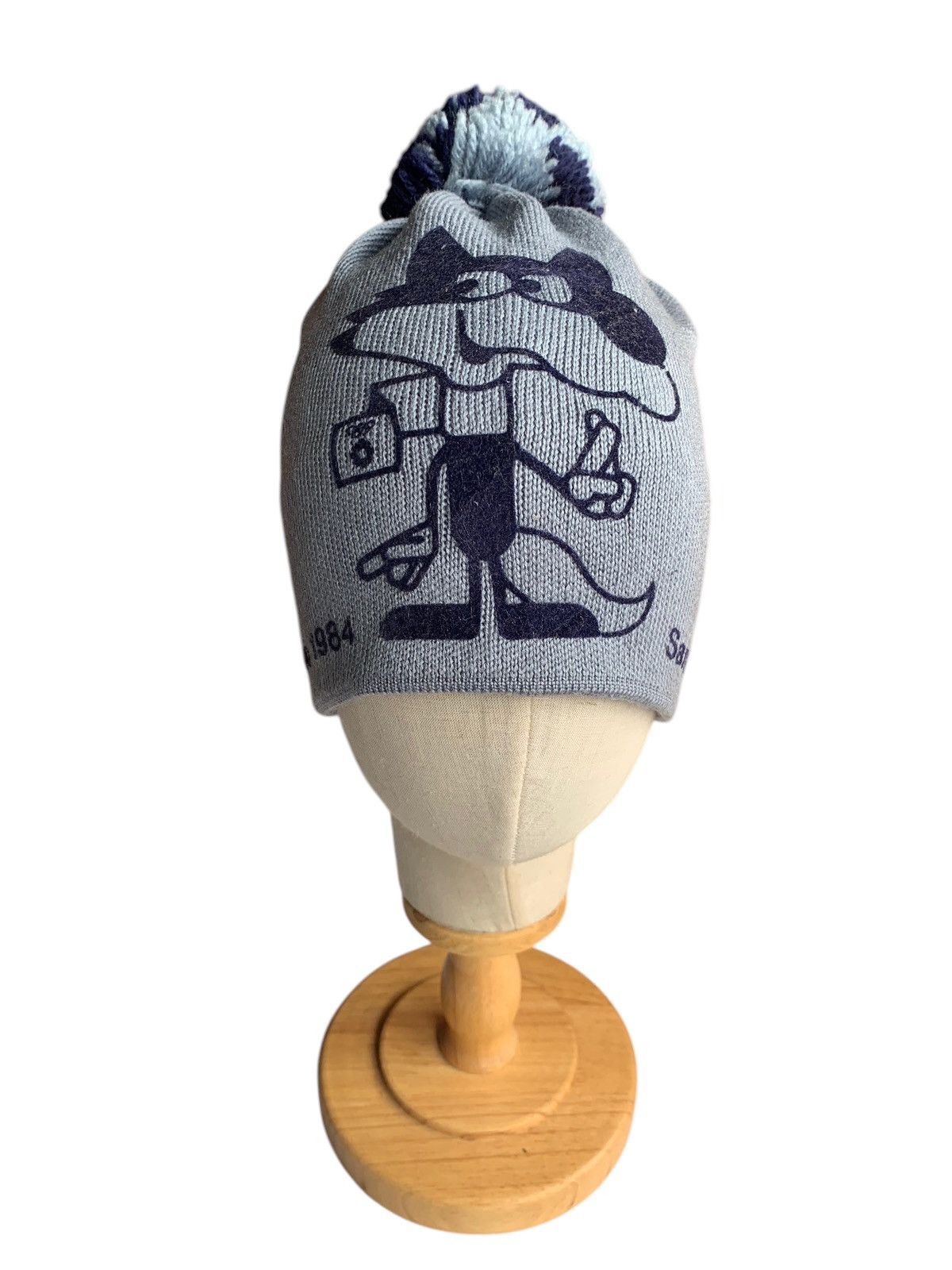 USA Olympics × Vintage VINTAGE OLYMPIC SARAJEVO 1984 WINTER SESSIONS BEANIE HATS Size ONE SIZE - 3 Thumbnail