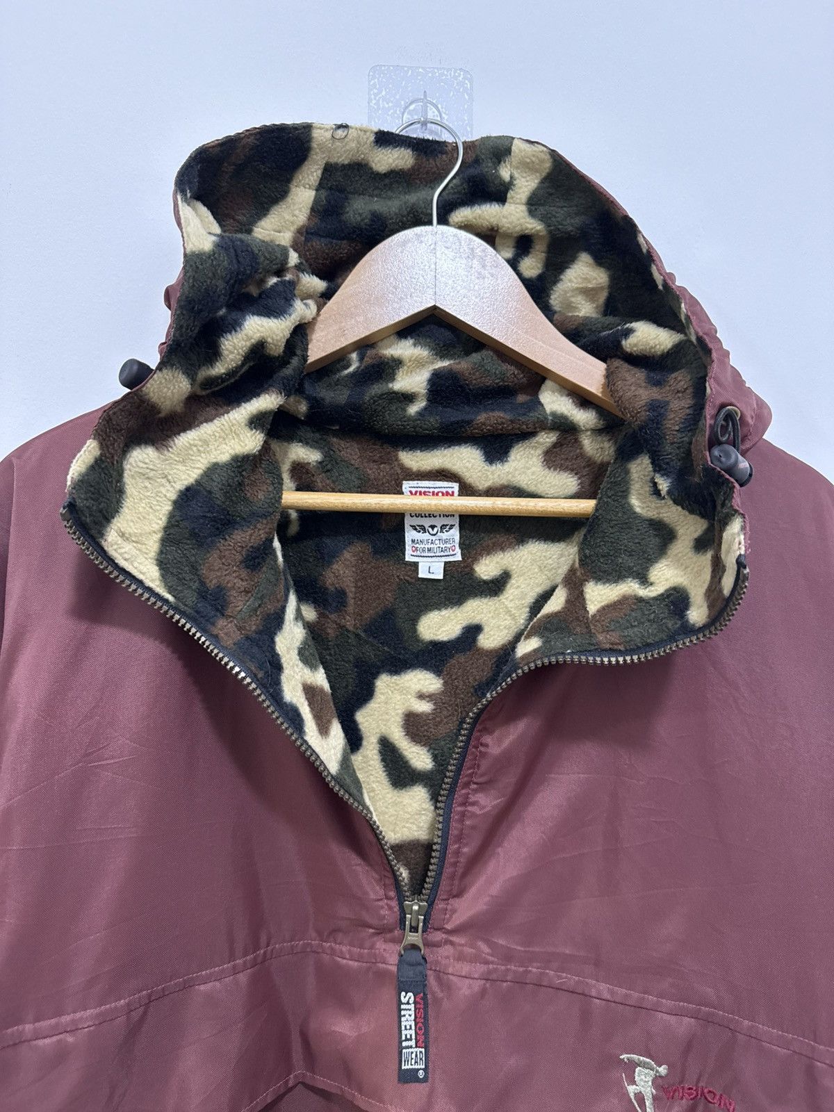 Vision Streetwear Vision Street Wear Pullover Anorak Military Jacket Size US L / EU 52-54 / 3 - 11 Thumbnail