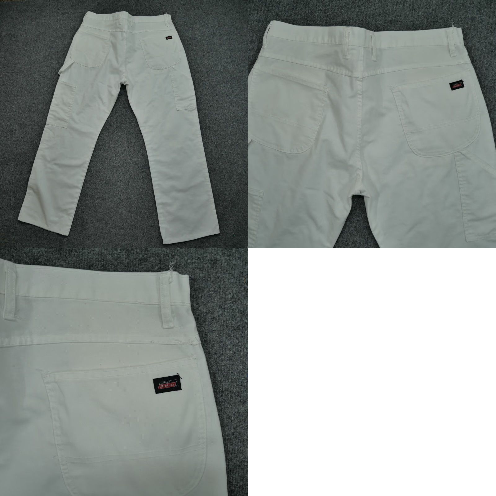 Dickies Dickies Pants Mens 40x32 White Painters Workwear Carpenter Flat Front Straight Inseam 32 Regular Size US 40 / EU 56 - 8 Thumbnail
