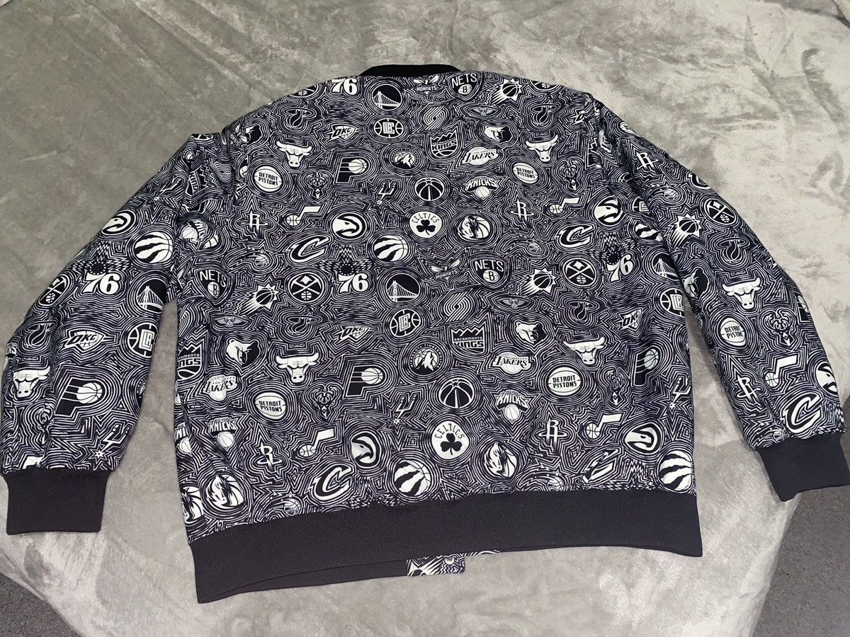NBA NBA Staple All-Over Logo Print Snap-Button Jacket XL Size US XL / EU 56 / 4 - 3 Thumbnail