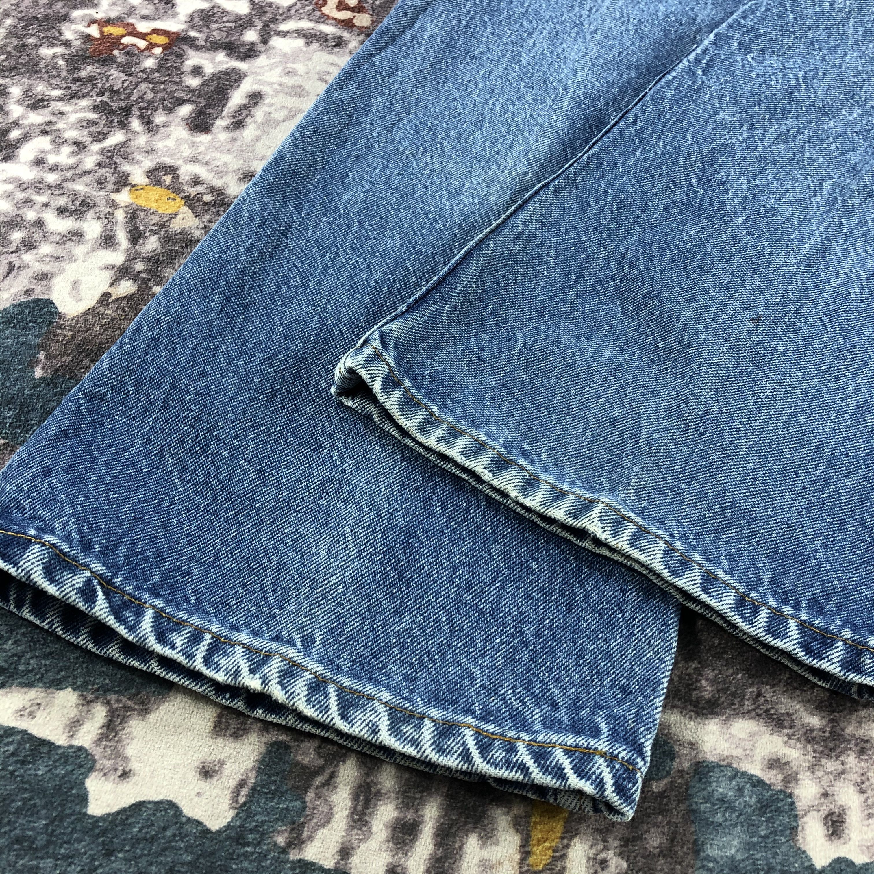 Levi's Vintage 90s Blue Wash Levis 517 Flare Jeans-JM3081 Size US 32 / EU 48 - 4 Thumbnail