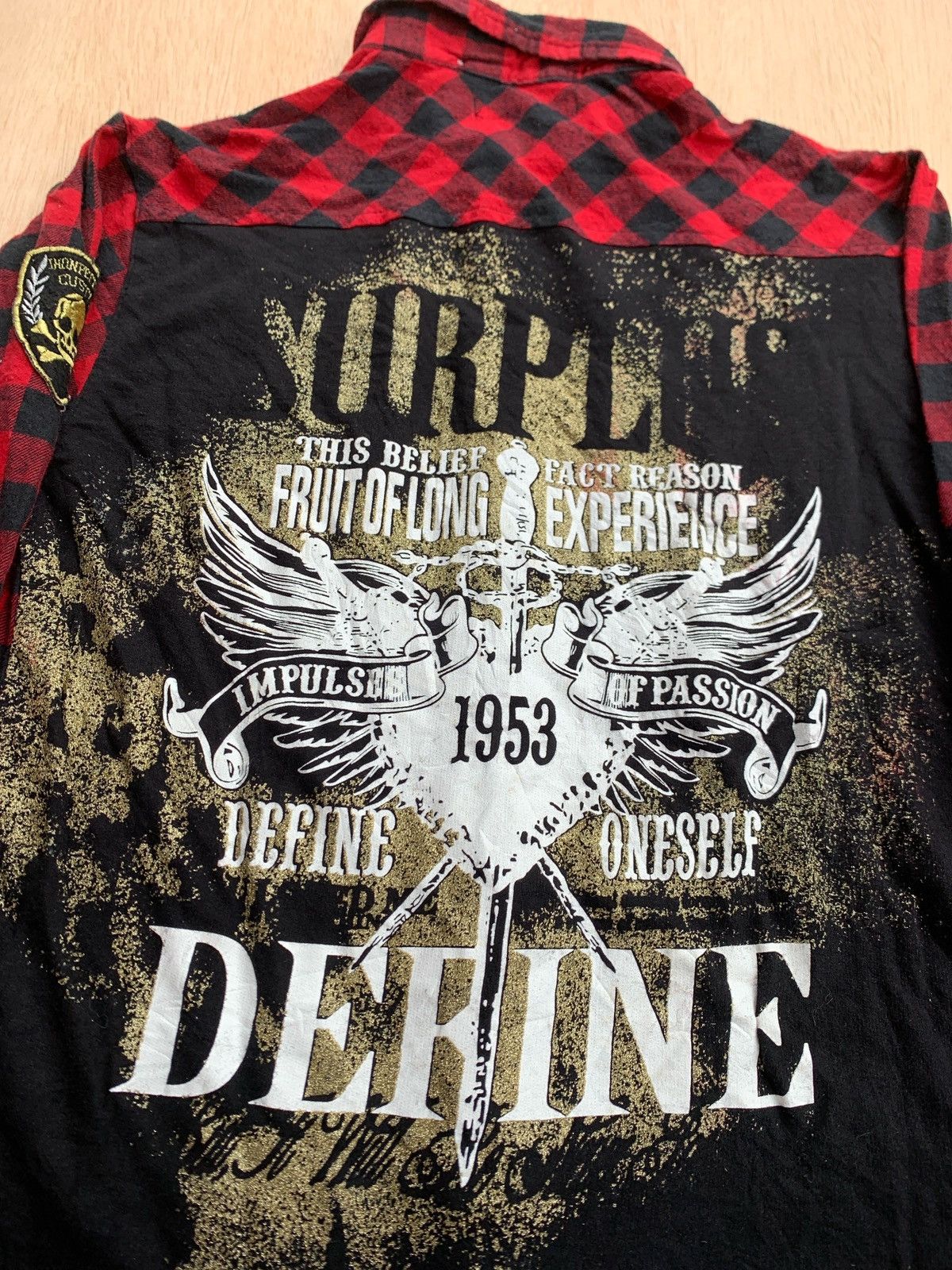 Hysteric Glamour × If Six Was Nine × Japanese Brand Sunford Club Ifsixwasnine Punk Style Shirt Size US L / EU 52-54 / 3 - 4 Thumbnail