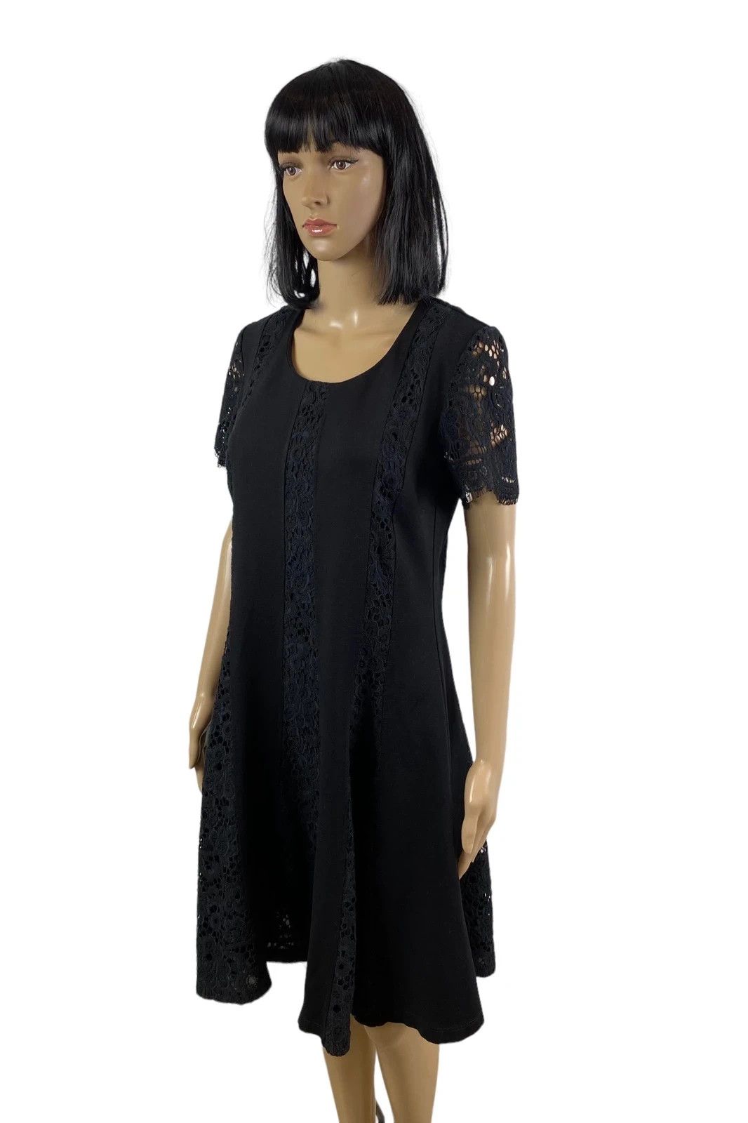 TWINSET Twin-Set Midi Dress With Lace Fabric Viscose size L Size L / US 10 / IT 46 - 4 Thumbnail