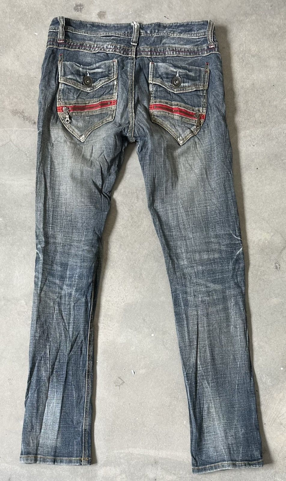 Beauty Beast VINTAGE DISTRESSED DENIM PANT AFFLICTION Size US 30 / EU 46 - 1 Thumbnail