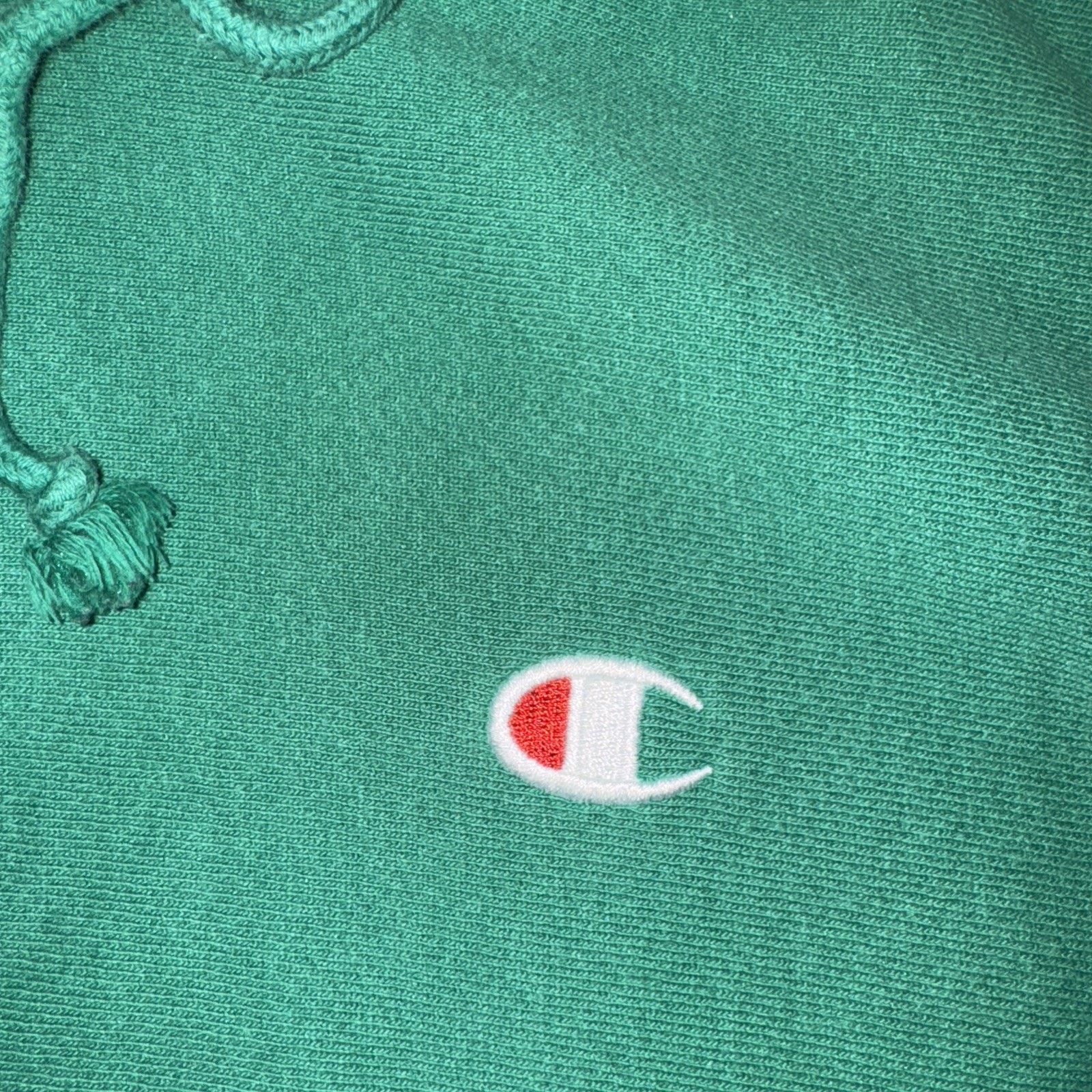 Champion × Vintage Champion Reverse Weave Hoodie Kelly Green Small Size US S / EU 44-46 / 1 - 2 Thumbnail