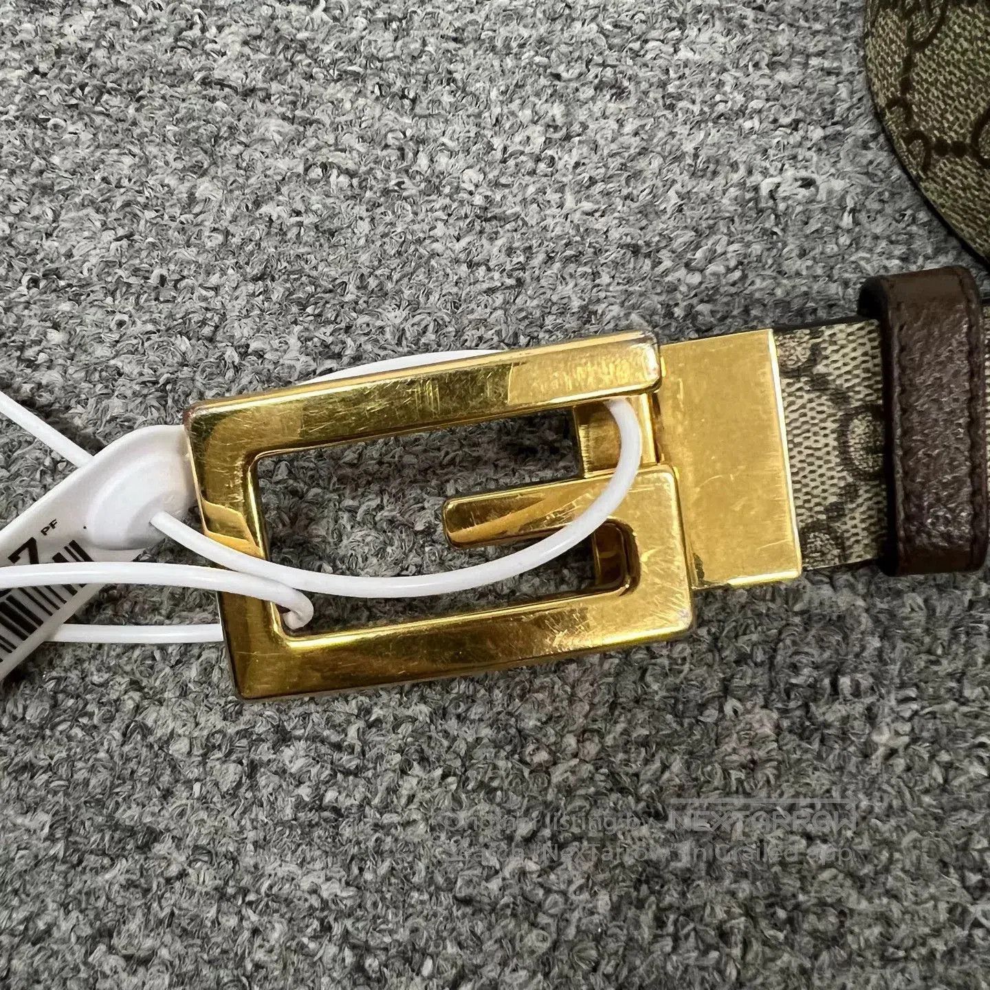 Gucci gucci vintage monogram print belt. Size ONE SIZE - 2 Thumbnail
