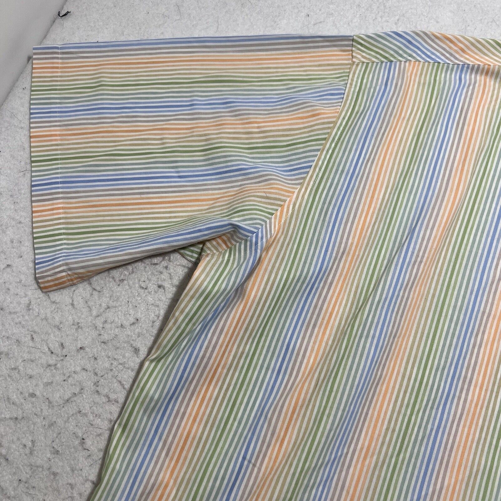 Alan Flusser Alan Flusser XL Colorful Striped Button Down Collared Shirt Size US XL / EU 56 / 4 - 5 Thumbnail