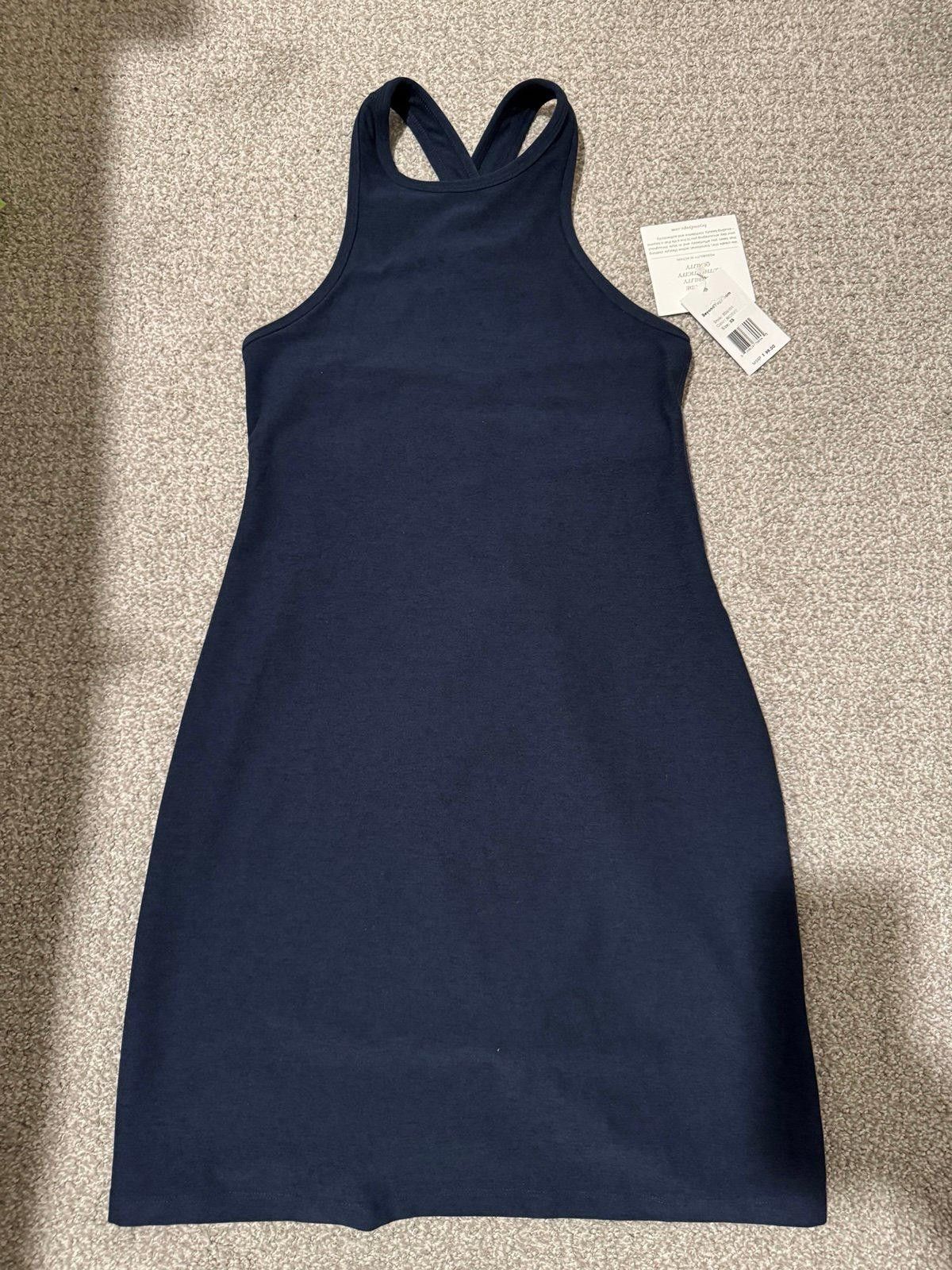 Designer Beyond Yoga Women's Racerback Dress - XS - Nocturnal Navy Size ONE SIZE - 1 Thumbnail