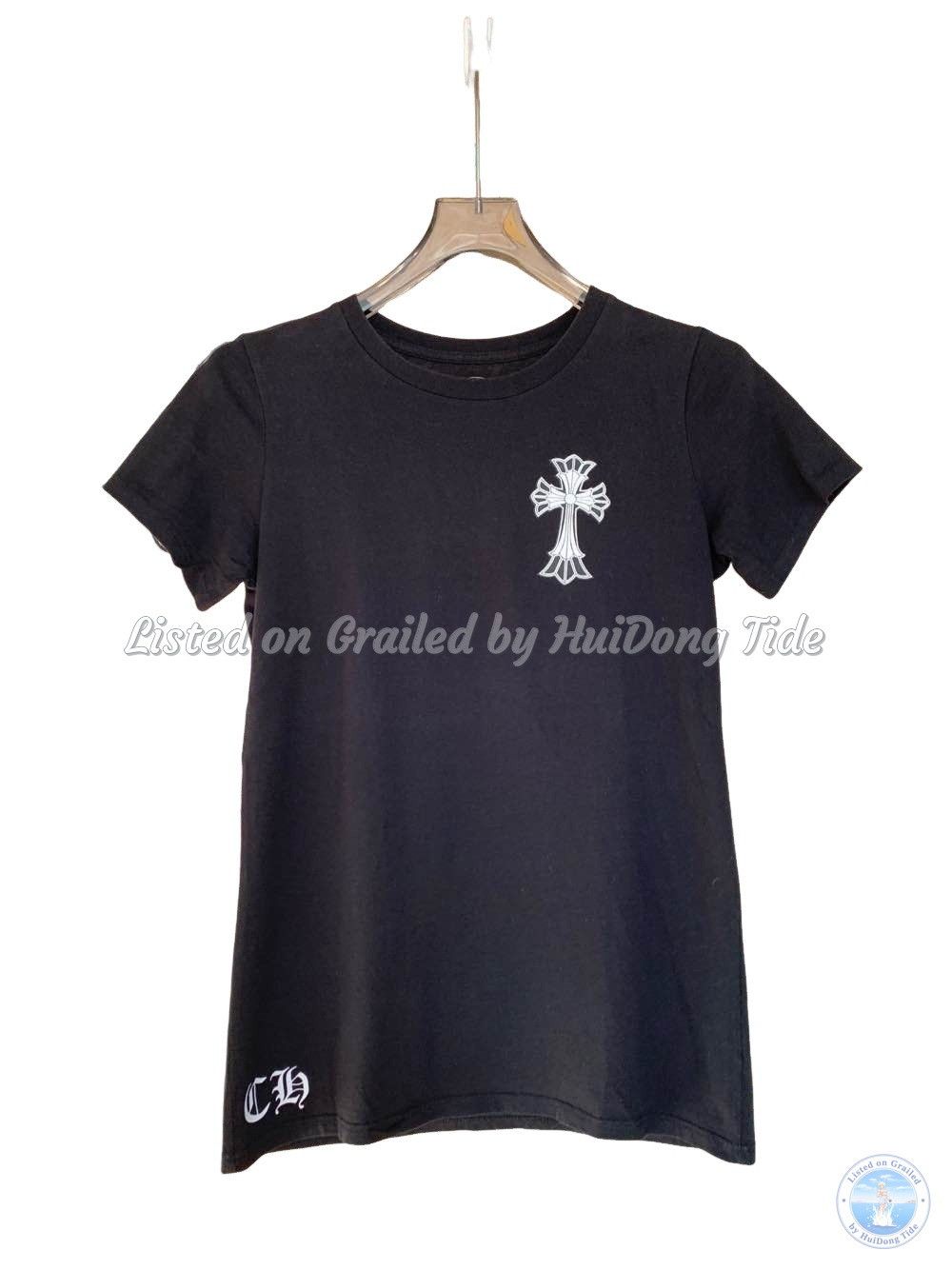 Chrome Hearts Chrome Hearts Cemetery Cross Black T-Shirt Men's