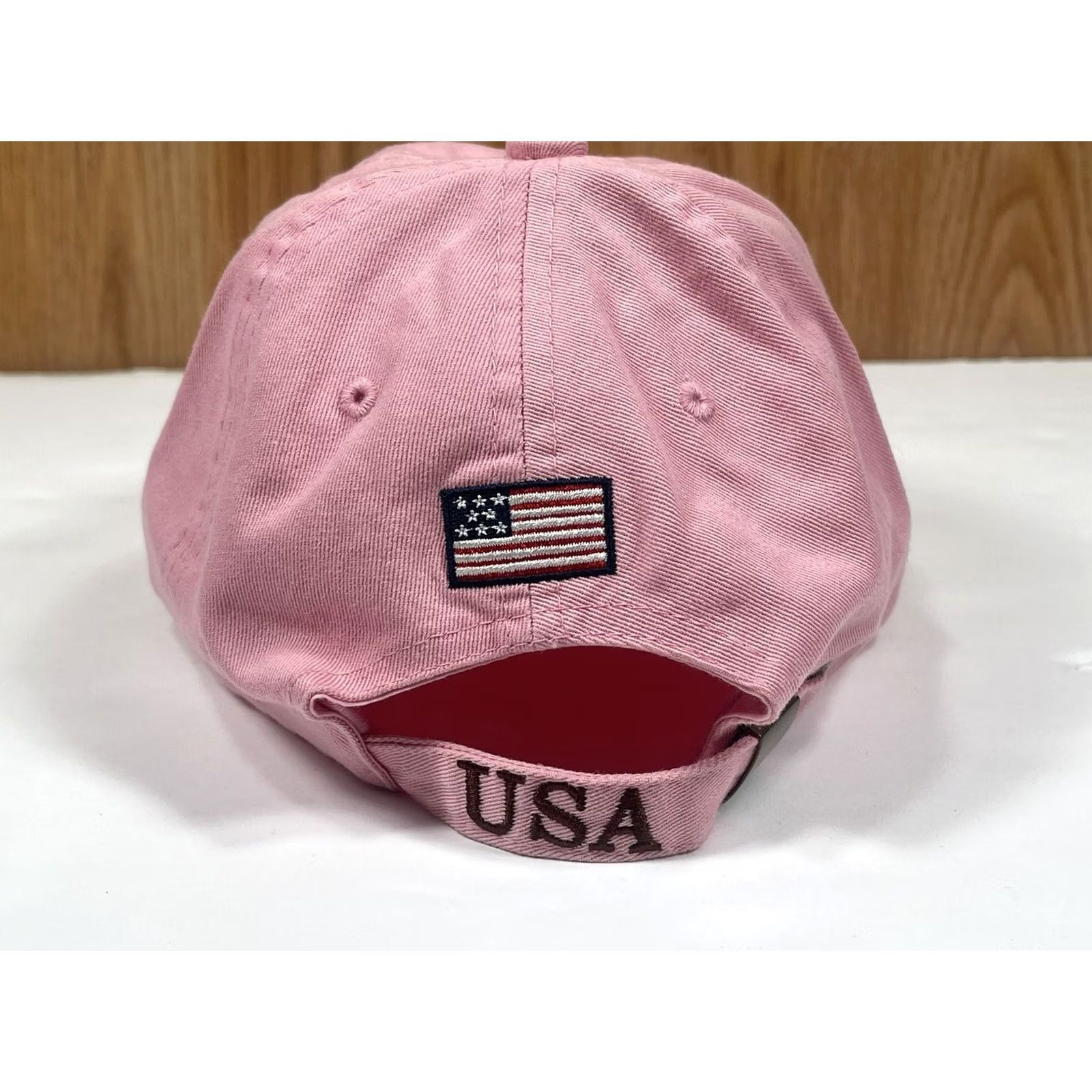 Pinko Triple Timber Air Force One Baseball Cap Pink Womens One Size Adjustable Strap Back Hat Cap Pink Size ONE SIZE - 4 Thumbnail