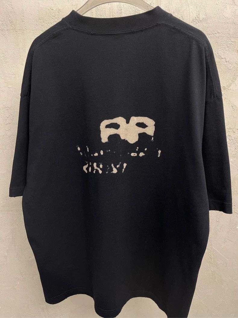 Balenciaga Balenciaga Black Splash Double B Logo Short Sleeve T-Shirt Size US S / EU 44-46 / 1 - 4 Thumbnail