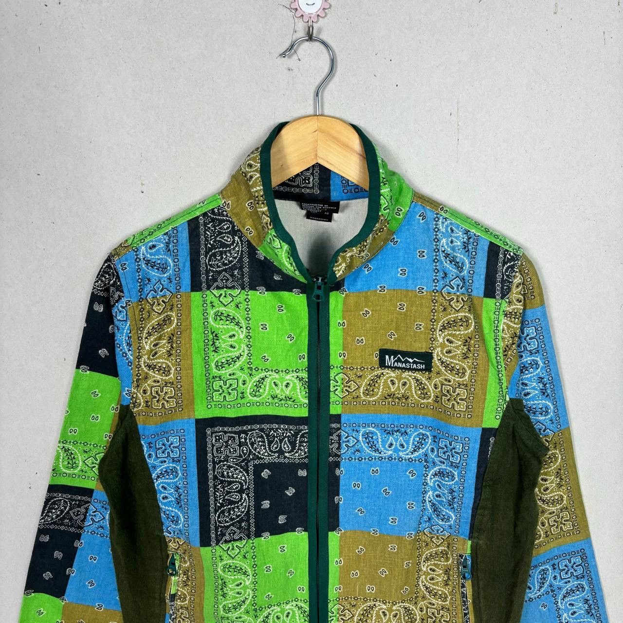Manastash MANASTASH BANDANA PAISLEY JACKET GREEN Size US S / EU 44-46 / 1 - 4 Thumbnail