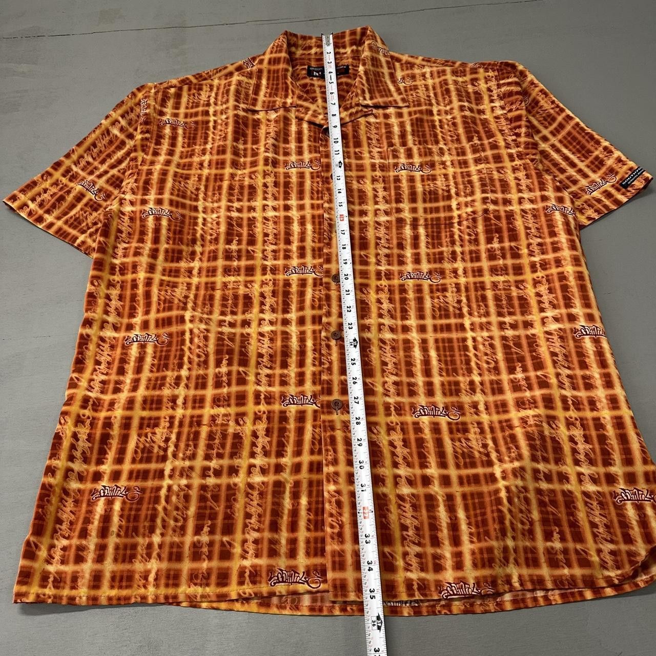 JNCO × Southpole Y2K Crazy Southpole Flames Button Up Collared Shirt XL Size US XL / EU 56 / 4 - 5 Thumbnail