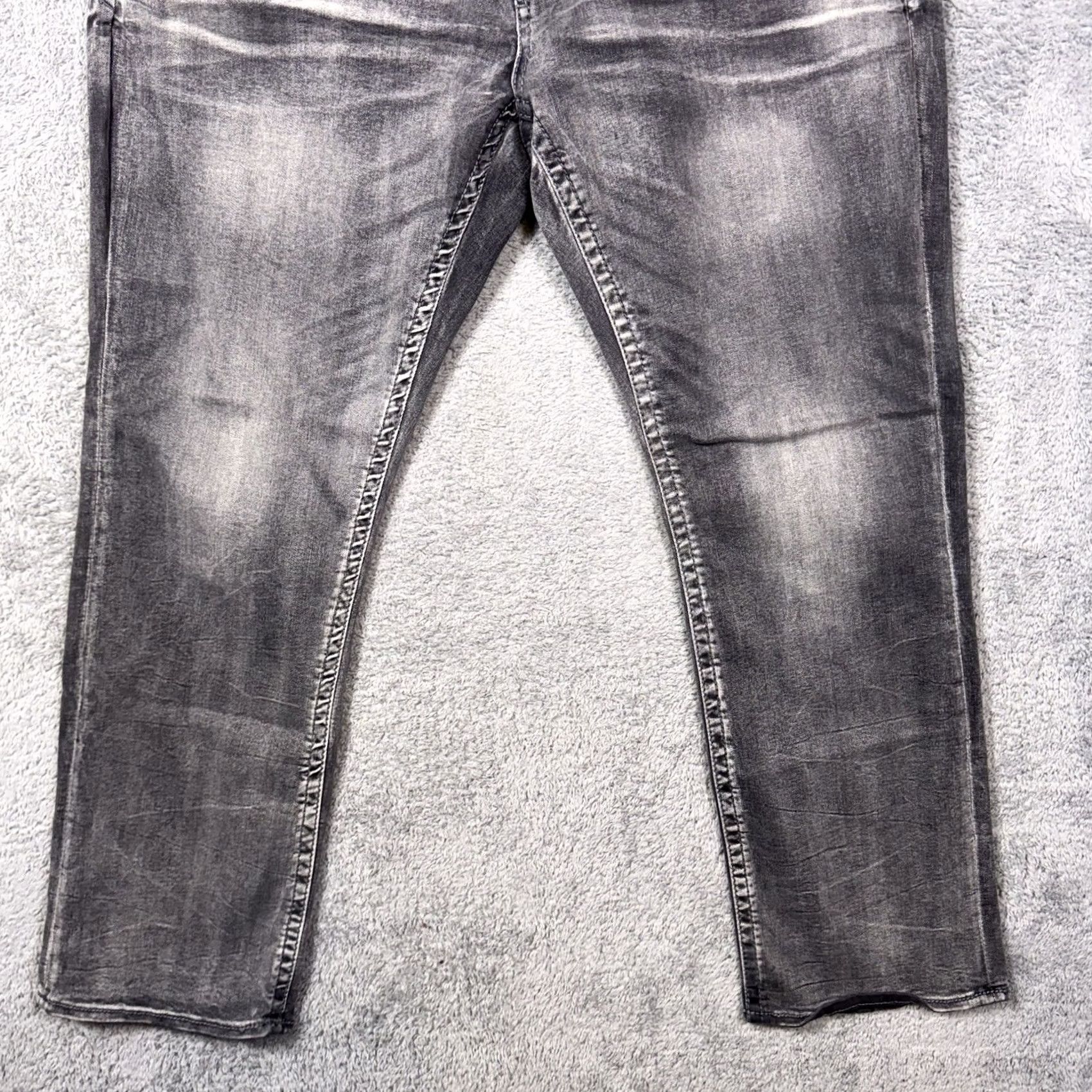 Vintage Salvage Supply Co. Jeans Men 40R Mayhem Straight Regular Premium Denim 23-460 - Mid Rise Size US 40 / EU 56 - 2 Thumbnail