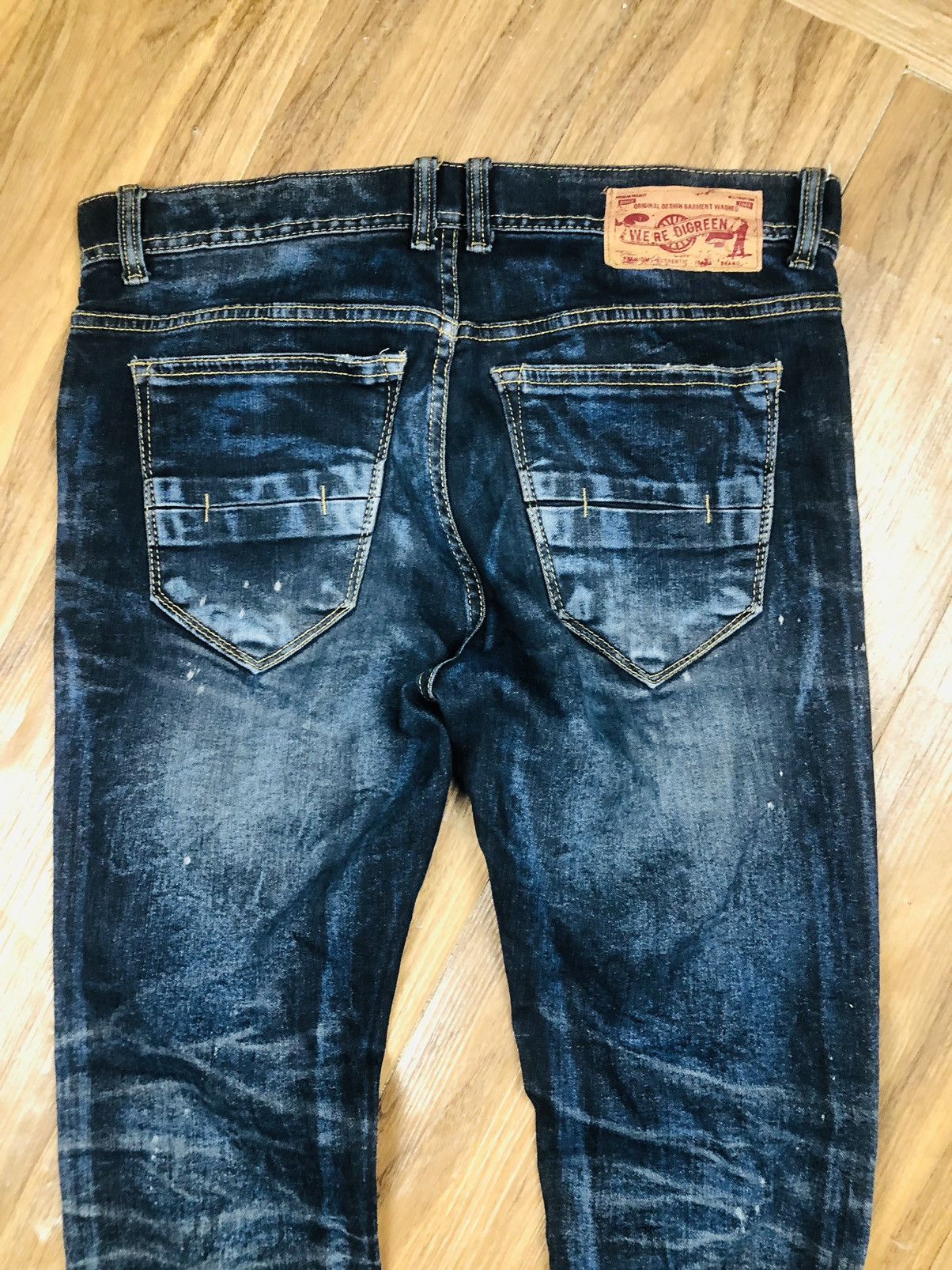 If Six Was Nine DIGREEN Authentic Premium Slim Fit Jeans (40) Size 33" - 12 Thumbnail
