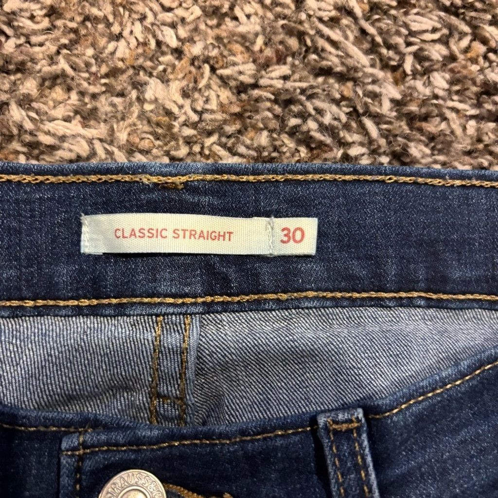 Levi's Levi's Women's Classic Straight Leg Jeans Size 30" / US 8 / IT 44 - 3 Thumbnail