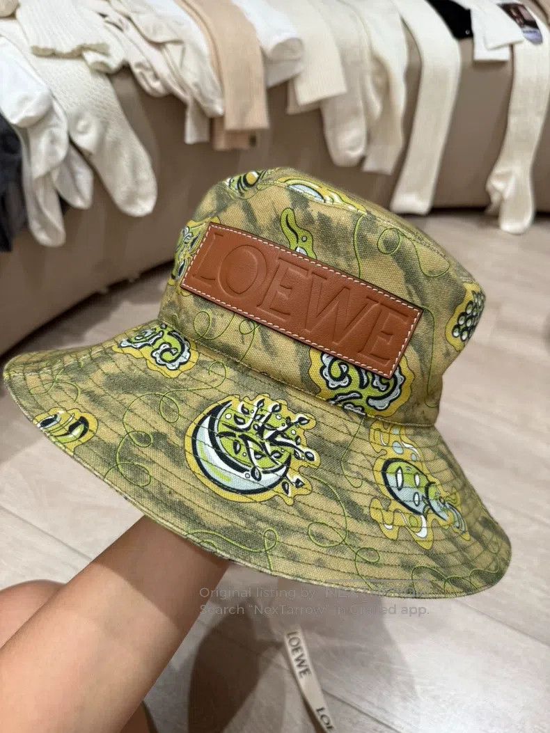 Loewe Loewe Green Floral Fisherman's Hat Size ONE SIZE - 1 Thumbnail