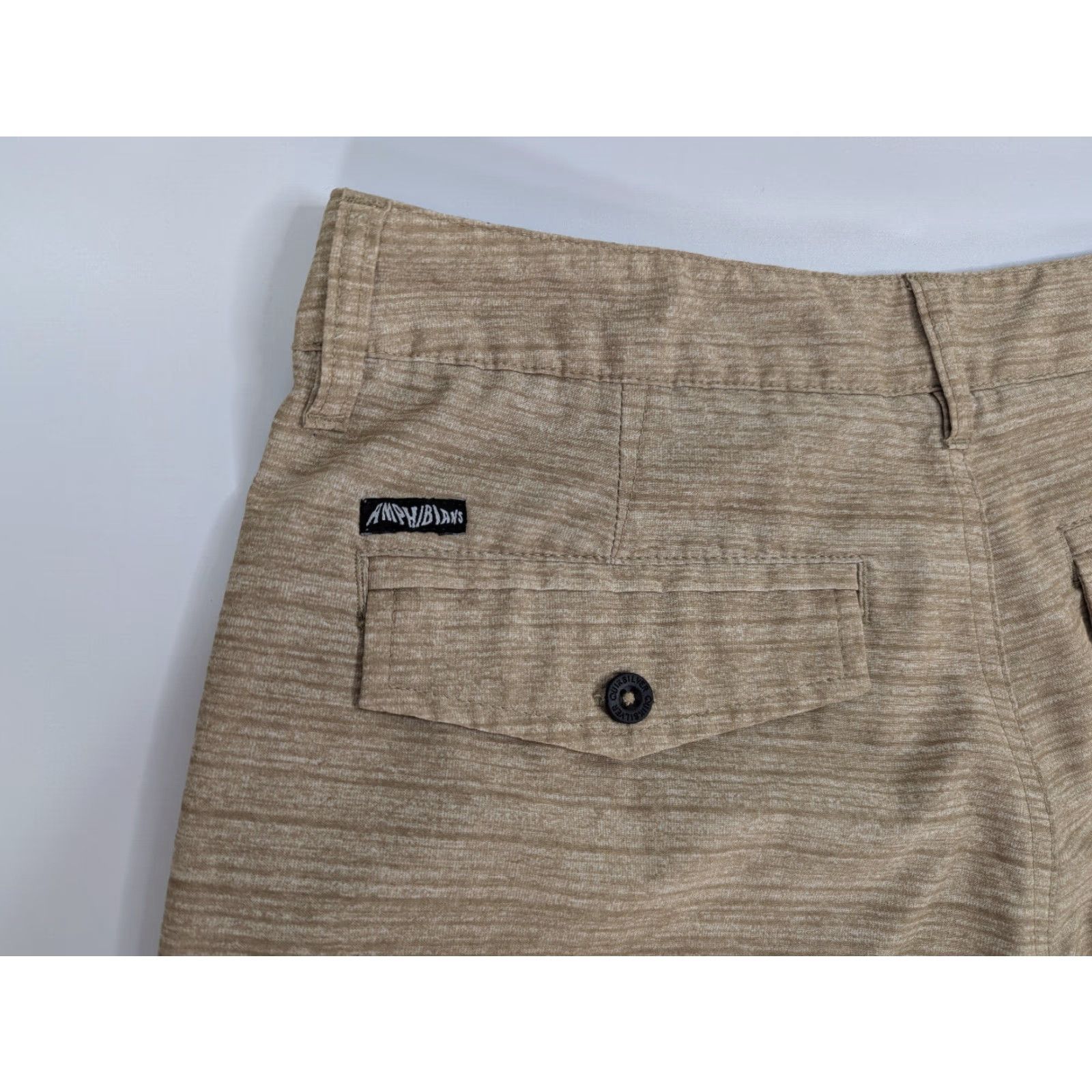 Quiksilver Quiksilver Shorts Men's 32 Khaki Yellow Amphibian Hybrid Beach Surf Board Size US 32 / EU 48 - 3 Thumbnail