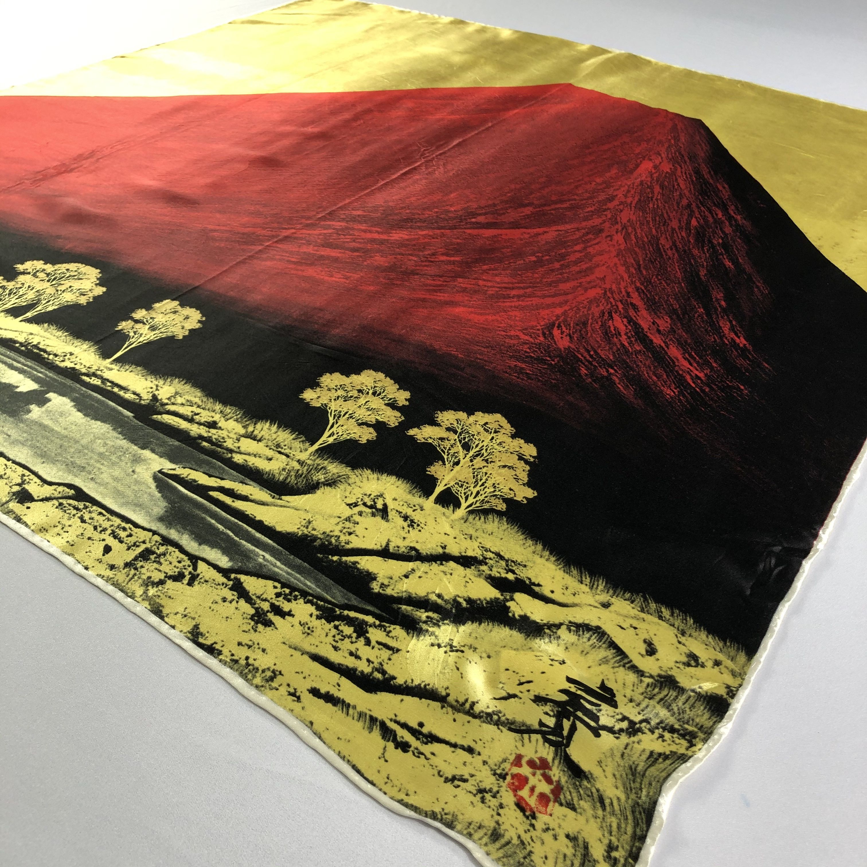 Vintage Vintage Silk Scarf Size ONE SIZE - 3 Thumbnail