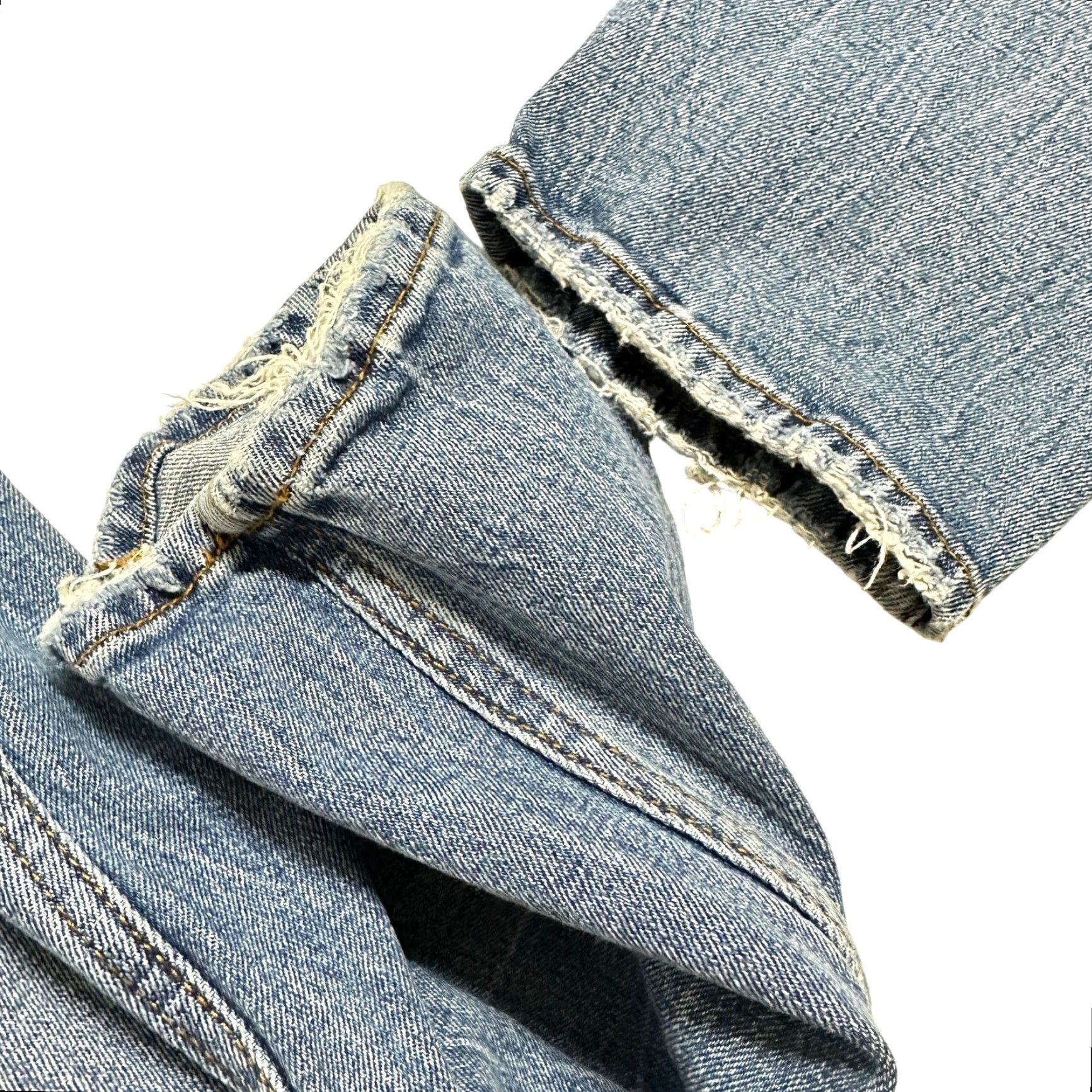 Abercrombie & Fitch VINTAGE Abercrombie & Fitch Jeans Blue Skinny High Rise 12 Women's PILLING RIPPED Size 34" / US 12 / IT 48 - 6 Thumbnail