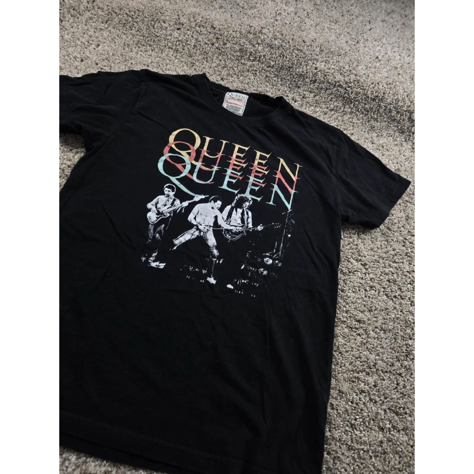 American Needle Queen Shirt Mens Large Black Band Graphic Rock Tee Official American Needle Size US L / EU 52-54 / 3 - 2 Thumbnail