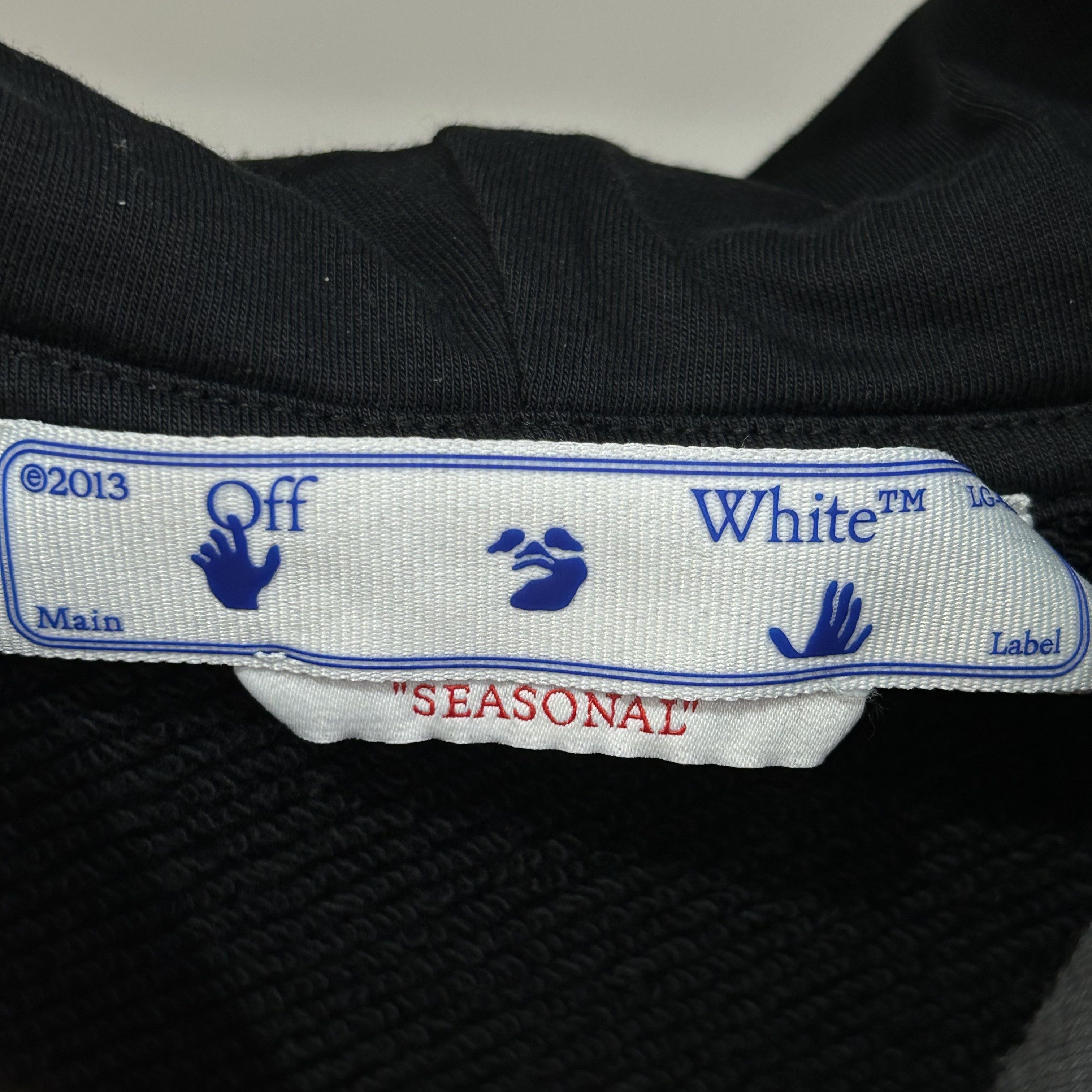 Off-White OFF-WHITE Kids Hands Hoodie Size US XS / EU 42 / 0 - 3 Thumbnail