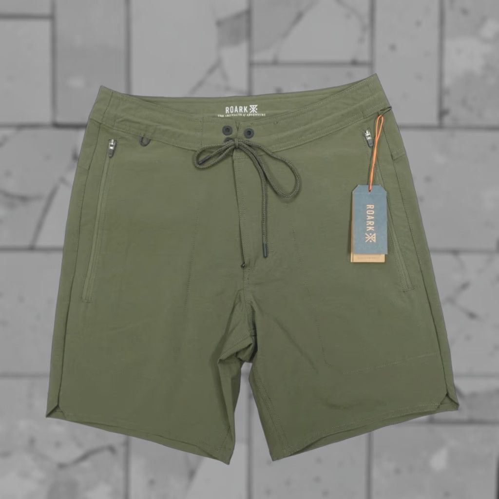Roark Roark Layover Trail Shorts 3.0 Men's Size 28 Military Green Pockets Nylon Blend Size US 28 / EU 44 - 1 Thumbnail