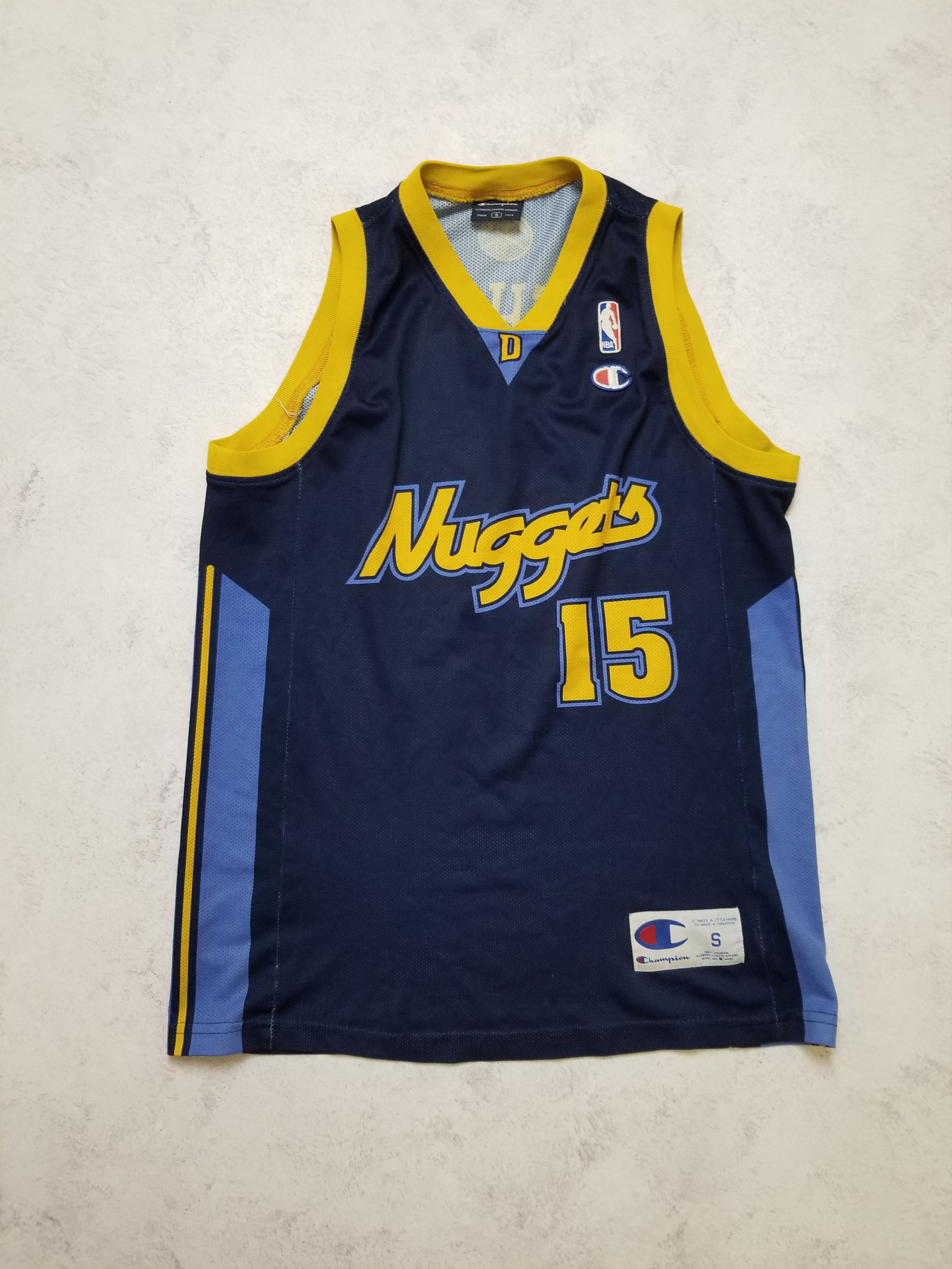 Champion Vintage Champion Denver Nuggets Anthony #15 Blue NBA Jersey Size US S / EU 44-46 / 1 - 1 Thumbnail