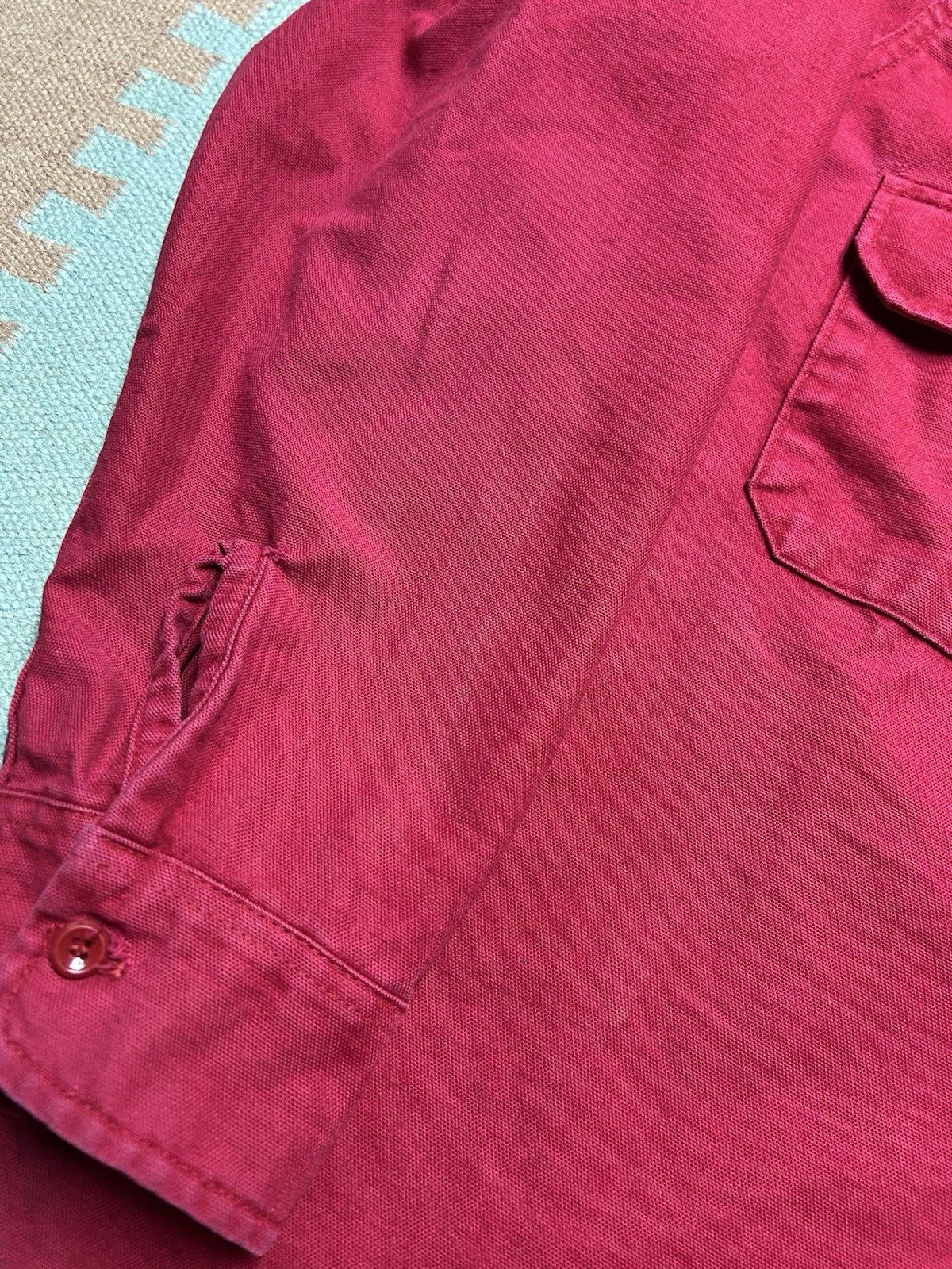 Vintage Vintage button shirt Woolrich chamois brushed cotton soft XL Size US XL / EU 56 / 4 - 2 Thumbnail