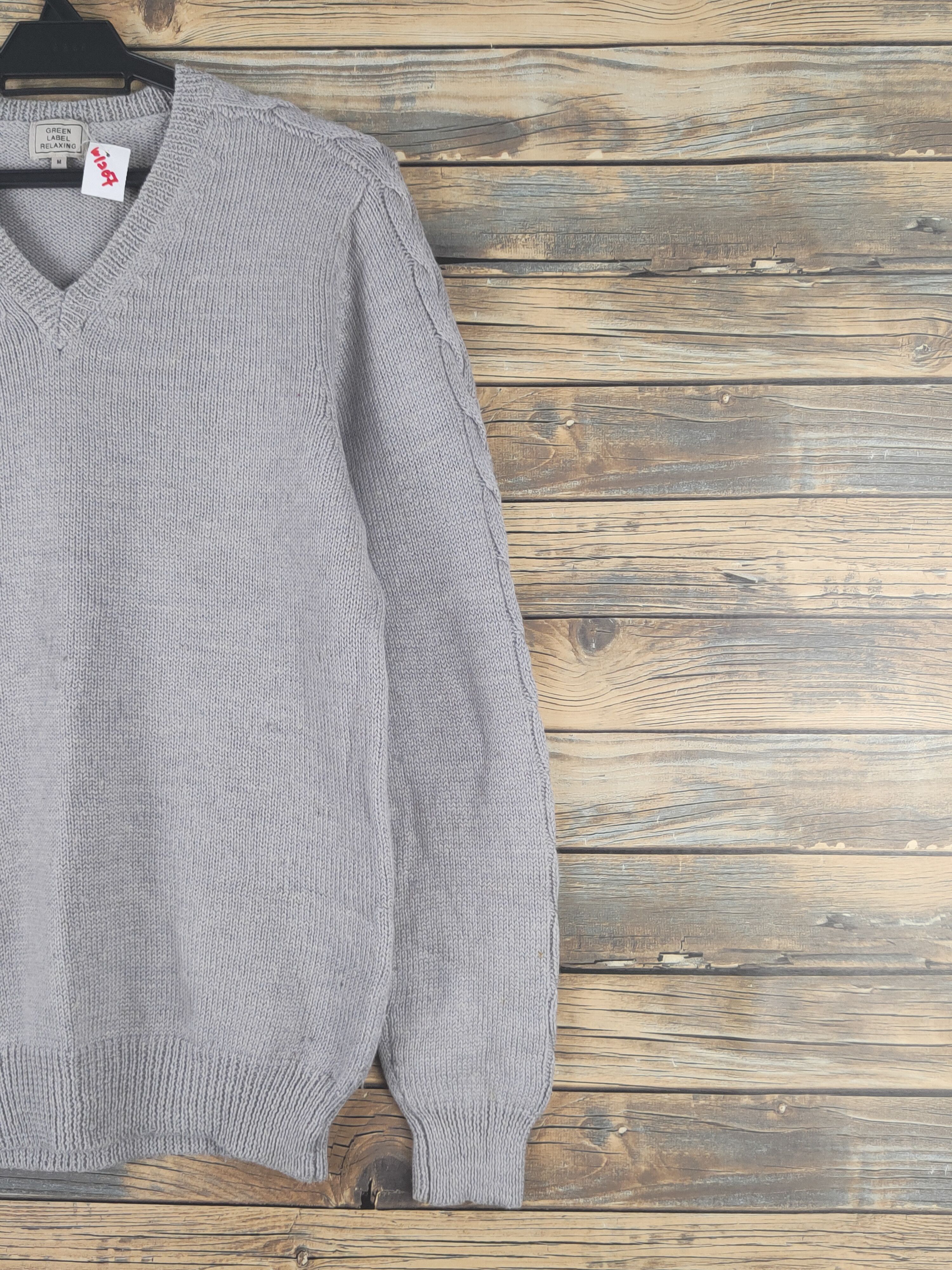 Homespun Knitwear Green Label Relaxing Gray Knitwear Sweatshirts #W1207 Size M / US 6-8 / IT 42-44 - 5 Thumbnail