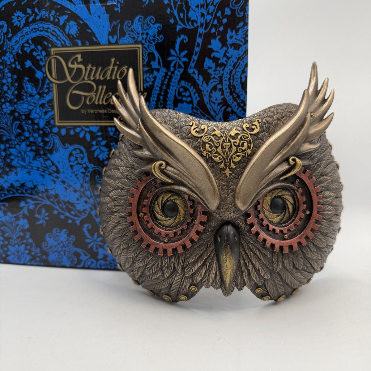 Other Bronze Owl Wall Mask Decor Steampunk Wisdom Sculpture Size ONE SIZE - 3 Thumbnail