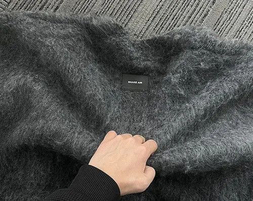 VIBE Gradient Fluffy Knit Cardigan Sweater Size US XL / EU 56 / 4 - 8 Thumbnail